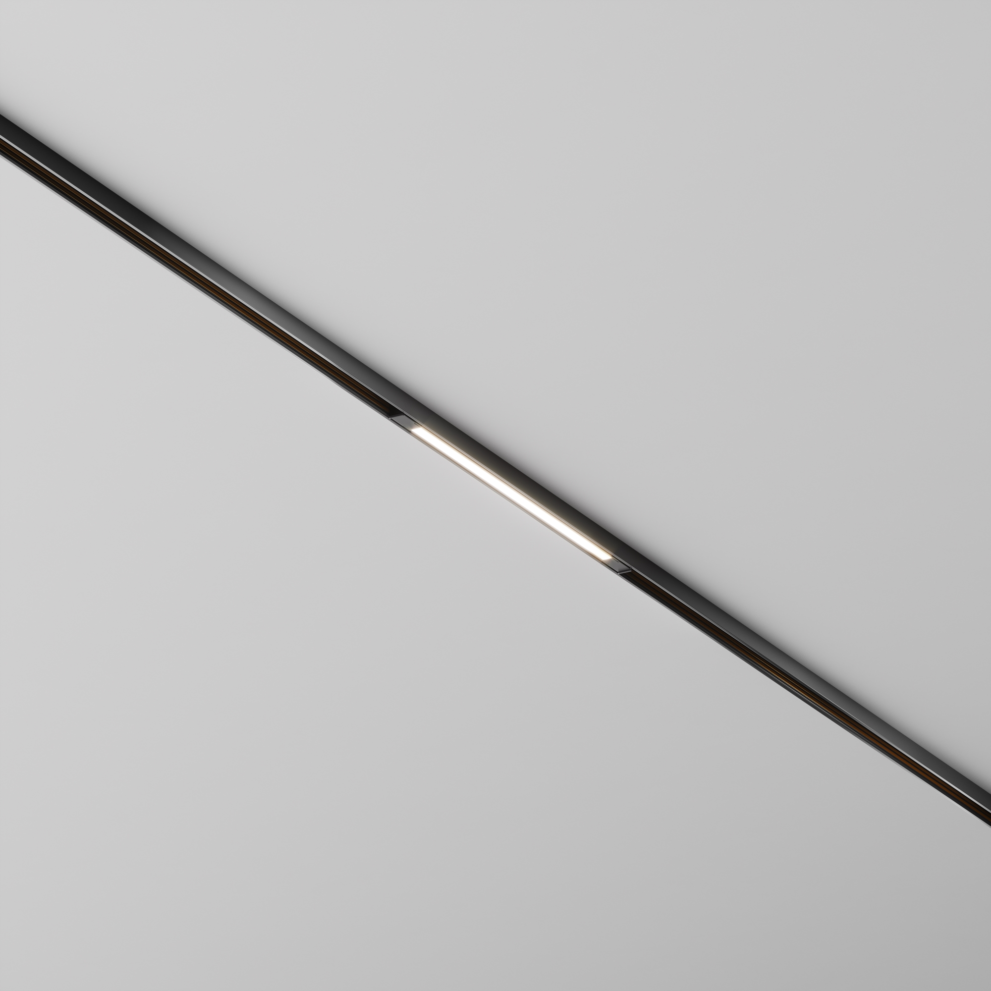 Трековый светильник Basis Exility X 4000K 6Вт 120° 33*1*-1 см, *LED*6W, 330K, Maytoni Technical  TR240-2-6W4K-B, Черный