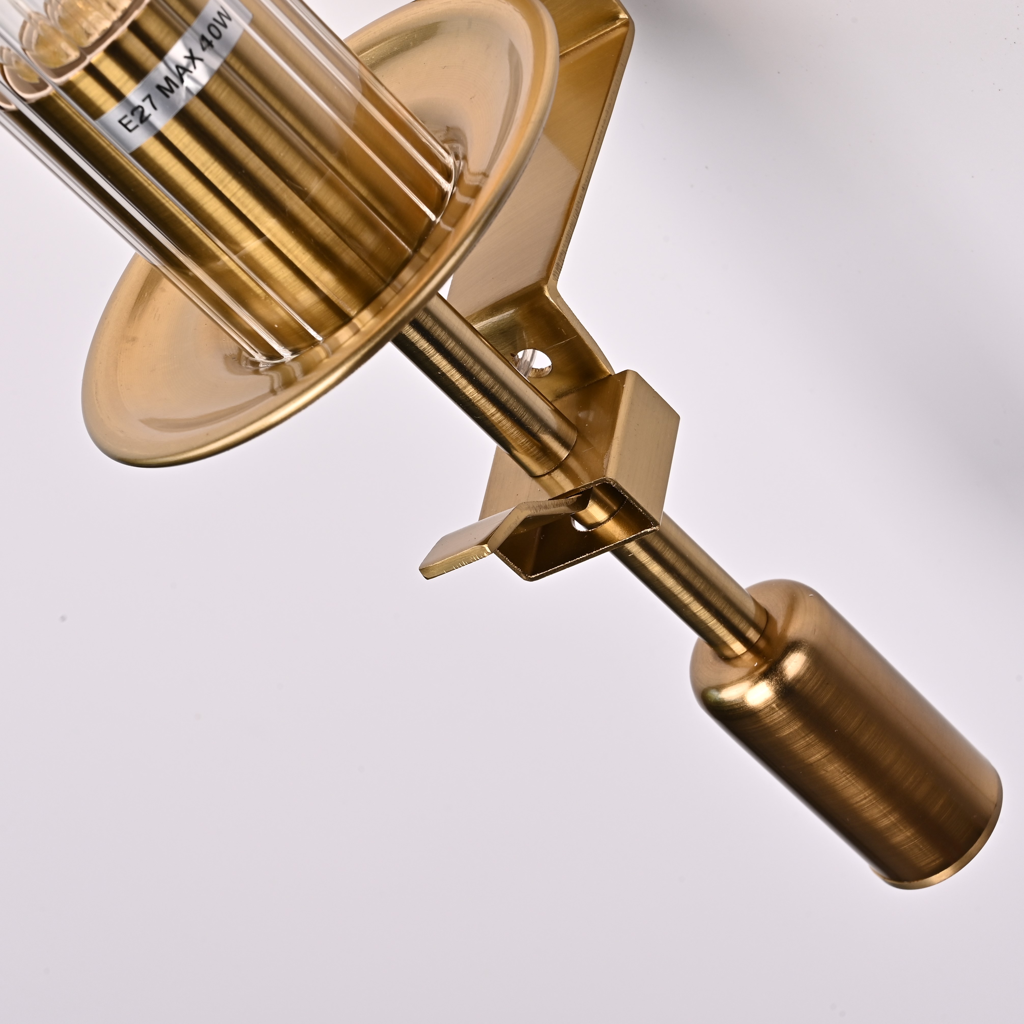 Бра Fontanelle Single Wall Lamp 15*11*58 см, 1*E27*60W, ImperiumLoft 44.442-0, Латунь