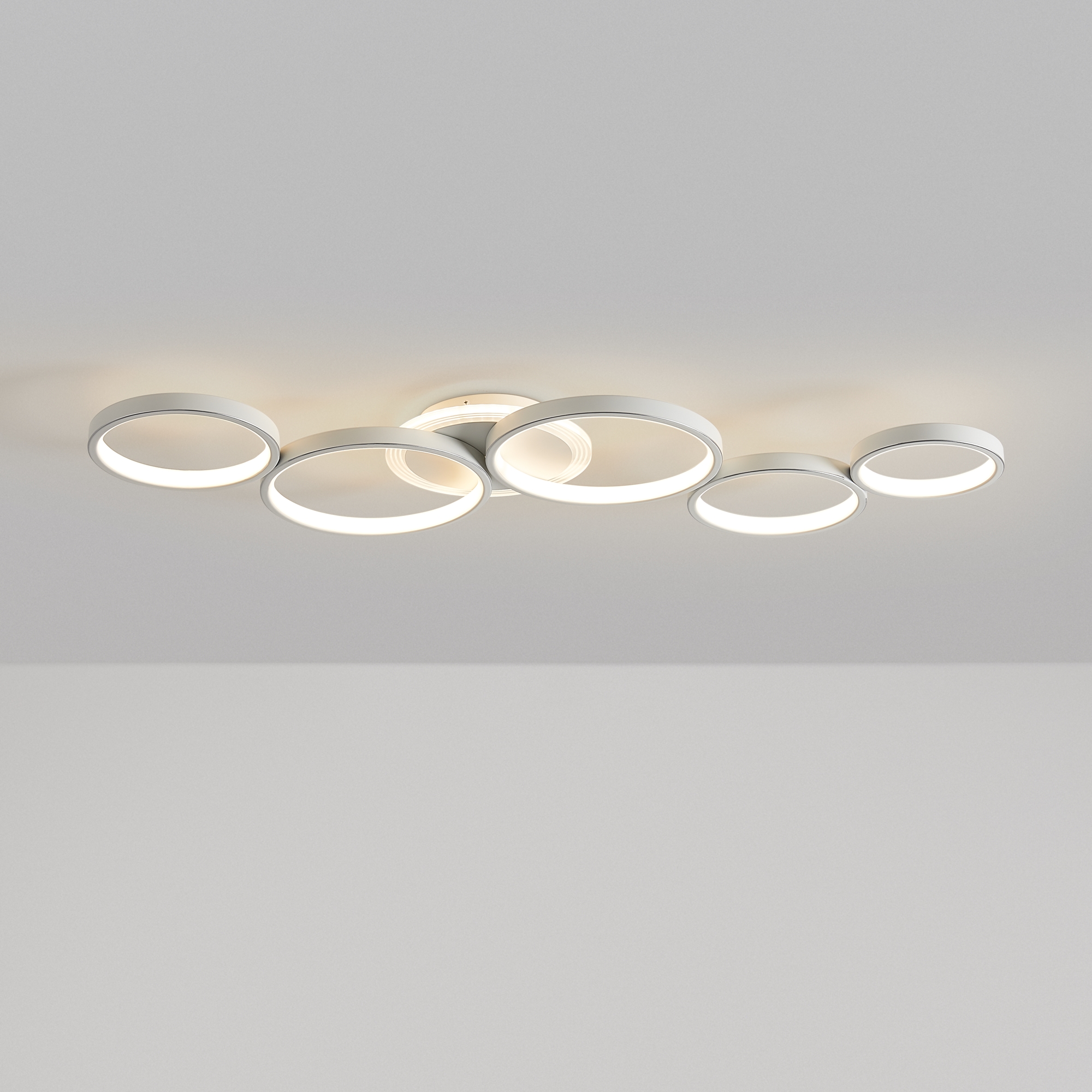 Светильник 94,5*40,5*6-6 см, *LED*150W, 3000-5700K, Freya Нео Гео/Neo Geo FR6201CL-L150W, Белый