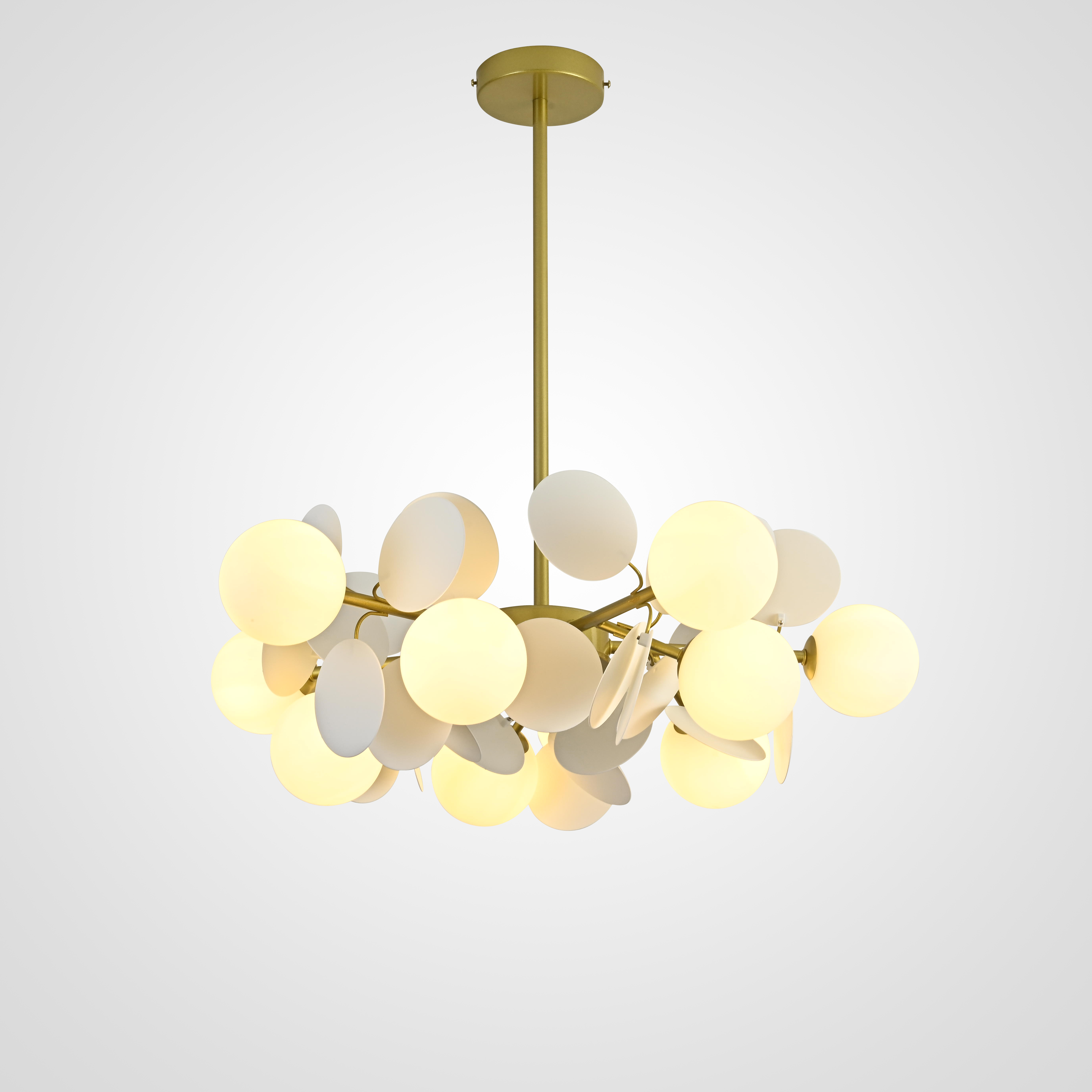 Люстра на штанге Light of MATISSE SELF D67 48*16*16 см, 10*G9*20W, ImperiumLoft MATISSE01, Золотистый