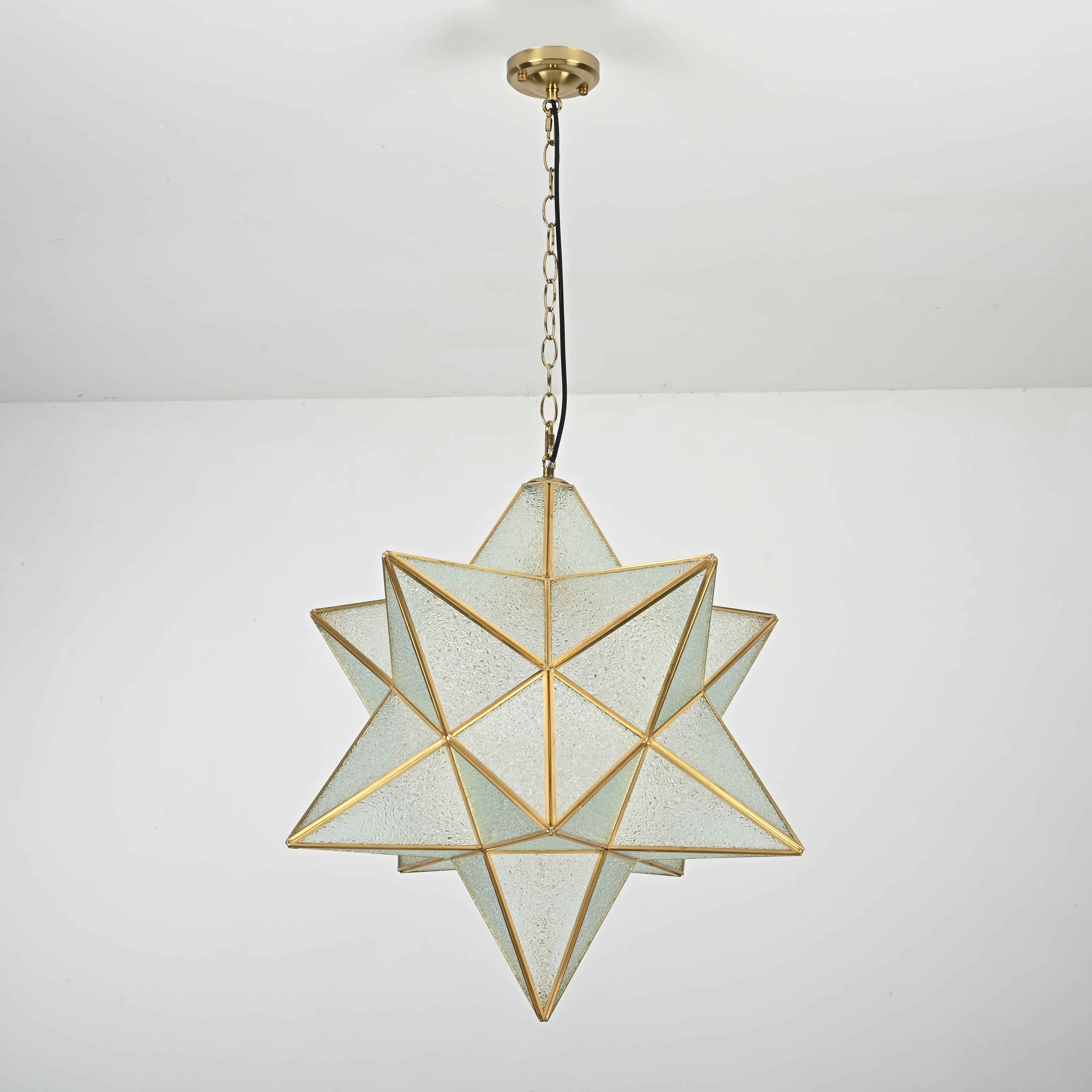 Подвесной светильник Star Effervescent D60 60*60*62 см, 1*E27*60W, ImperiumLoft 40.225, Золотистый