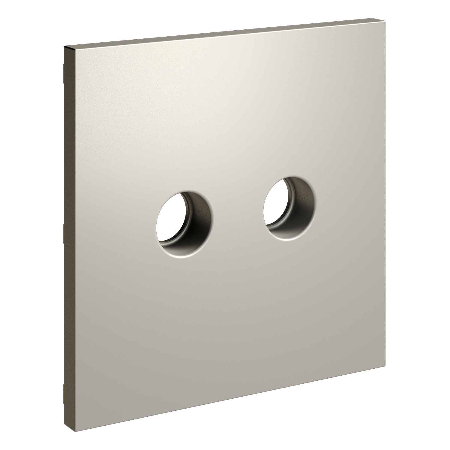 Накладка для розетки телевизионной оконечной TV+SAT, кашемир Voltum S70 VLS001603, Пластик Soft touch