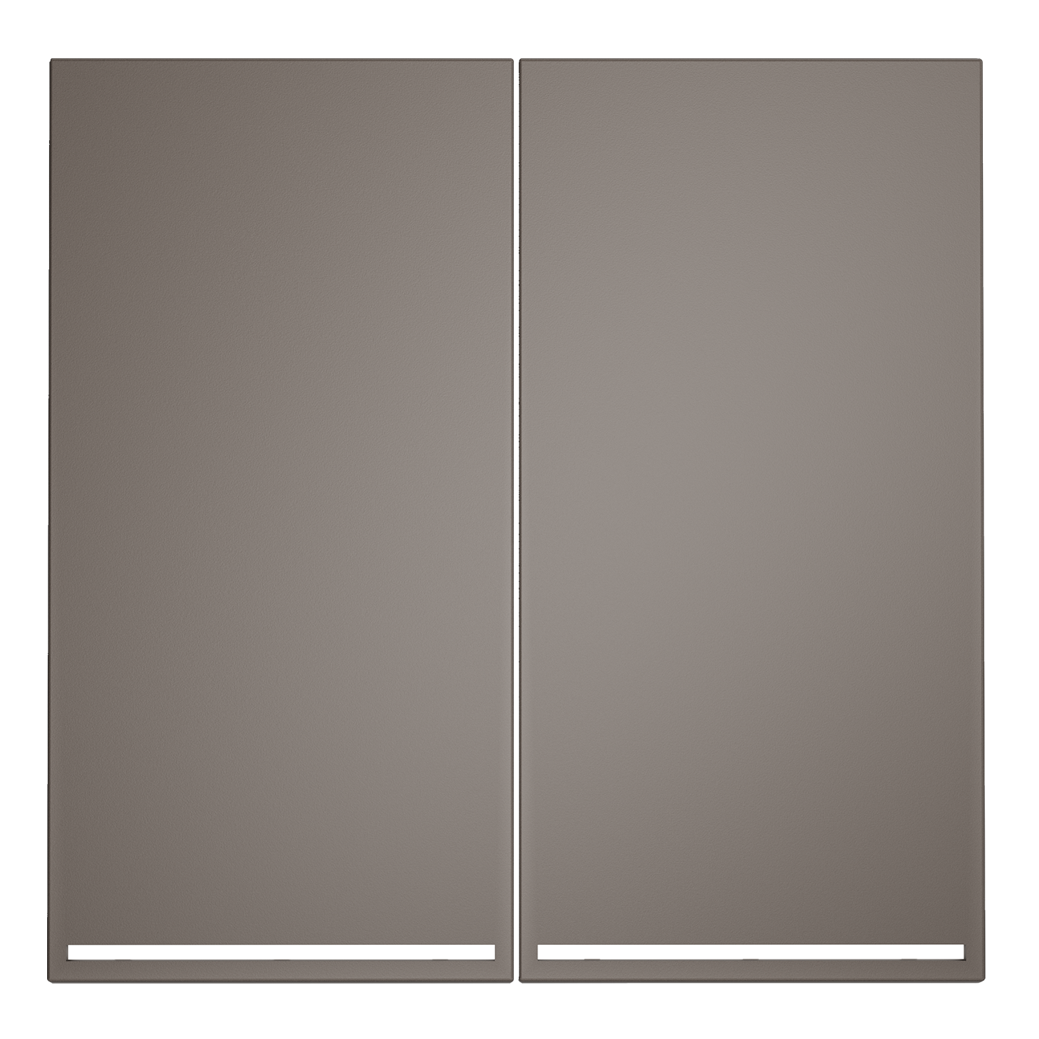 Клавиши для выключателя/переключателя двухклавишного с подсветкой, S70, капучино Voltum VLS000414