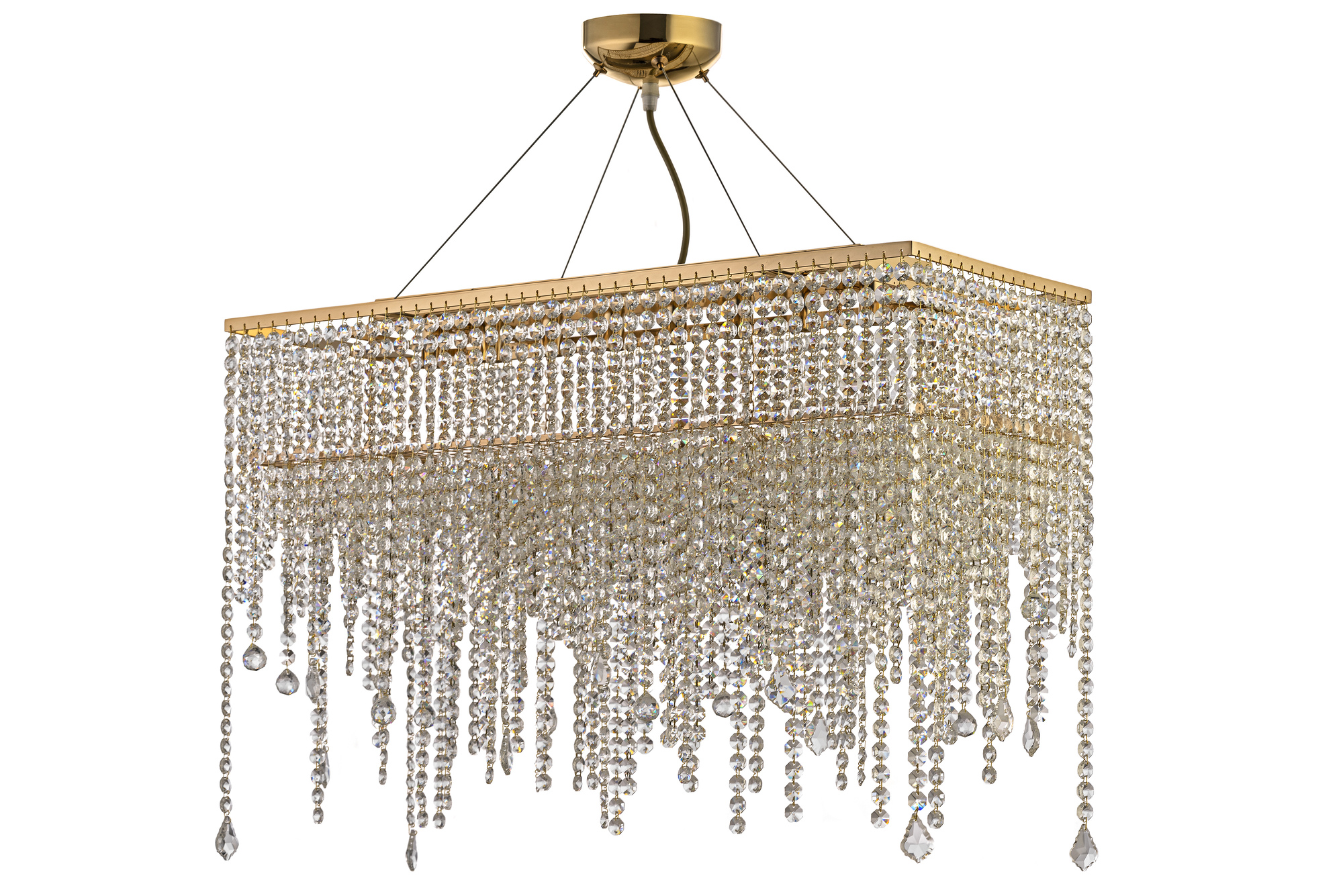 Люстра подвесная **46 см, 8*G9*40W, Arti Lampadari Milano Milano E 1.5.70X25.105 G, золотой