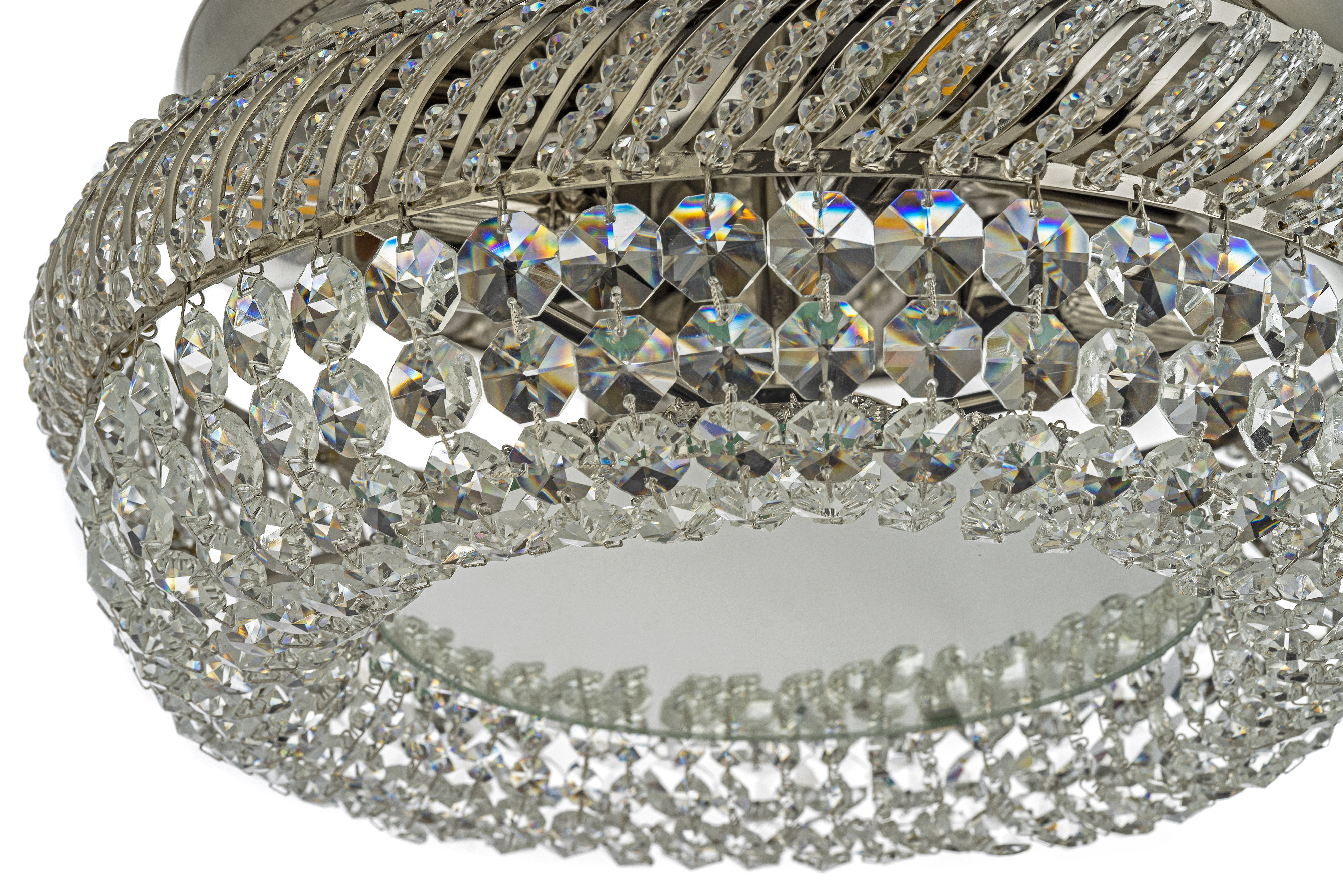 Люстра *42*19 см, 4*E27*60W, Dio D`arte Bari Nickel Bari E 1.4.35.100 N, Матовый никель