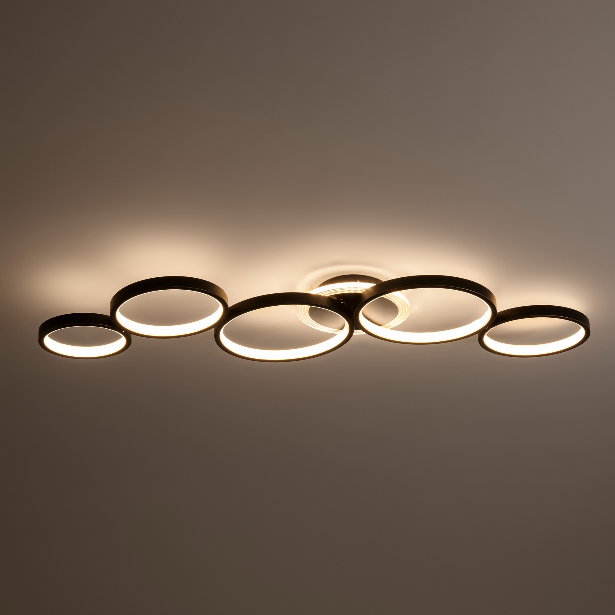 Светильник 94,5*40,5*6-6 см, *LED*150W, 3000-5700K, Freya Нео Гео/Neo Geo FR6201CL-L150GB, Черный и Золото