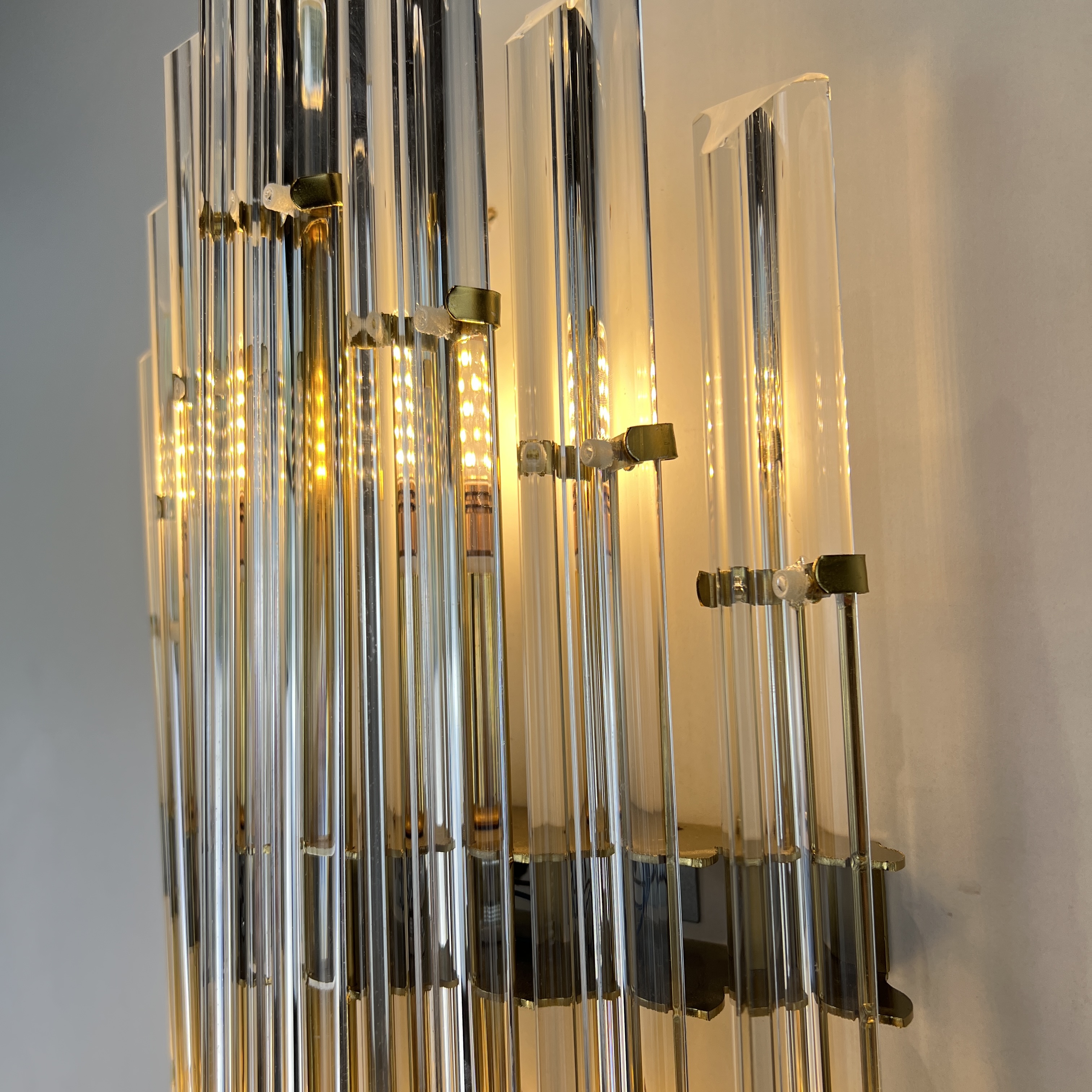 Бра Art Wall Luxury 2 9*22*50 см, 2*E14*40W, ImperiumLoft 44.721, Золотистый