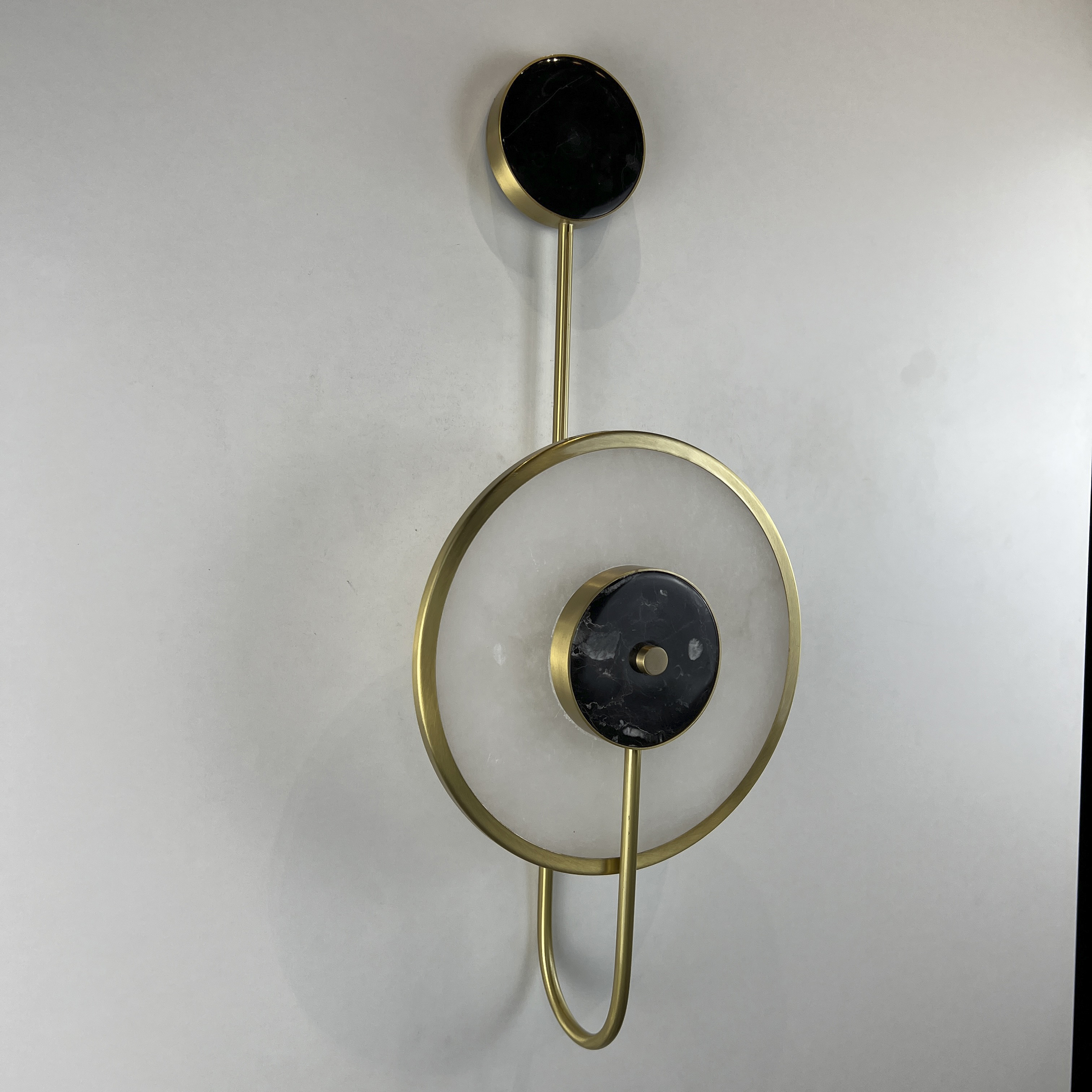 Бра-бра из мрамора LOREO A *25*46 см, 1*LED*5W, ImperiumLoft 149474-22, Латунь