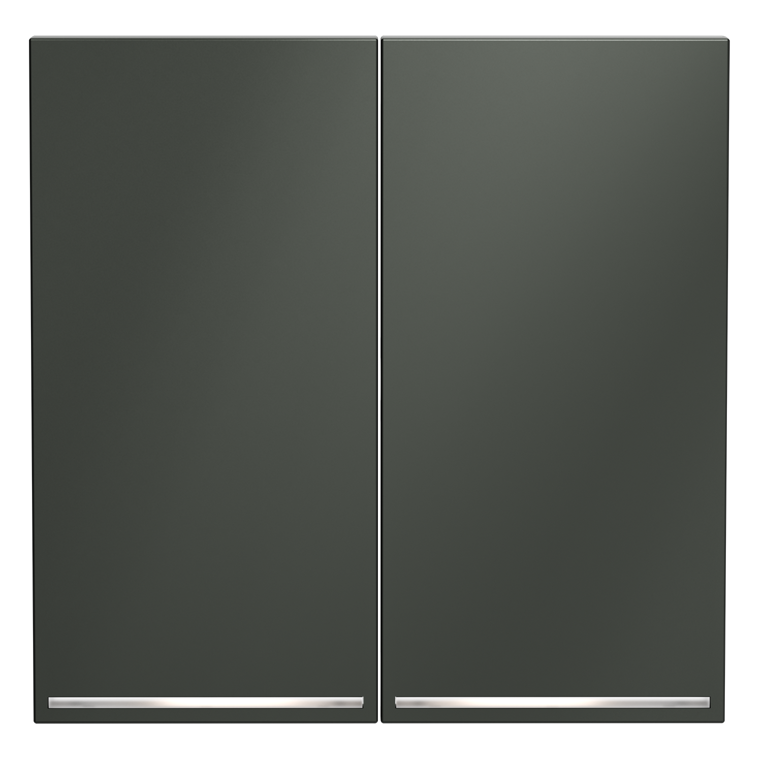 Клавиши для выключателя/переключателя двухклавишного с подсветкой, титан Voltum S70 VLS000406, Пластик Soft touch