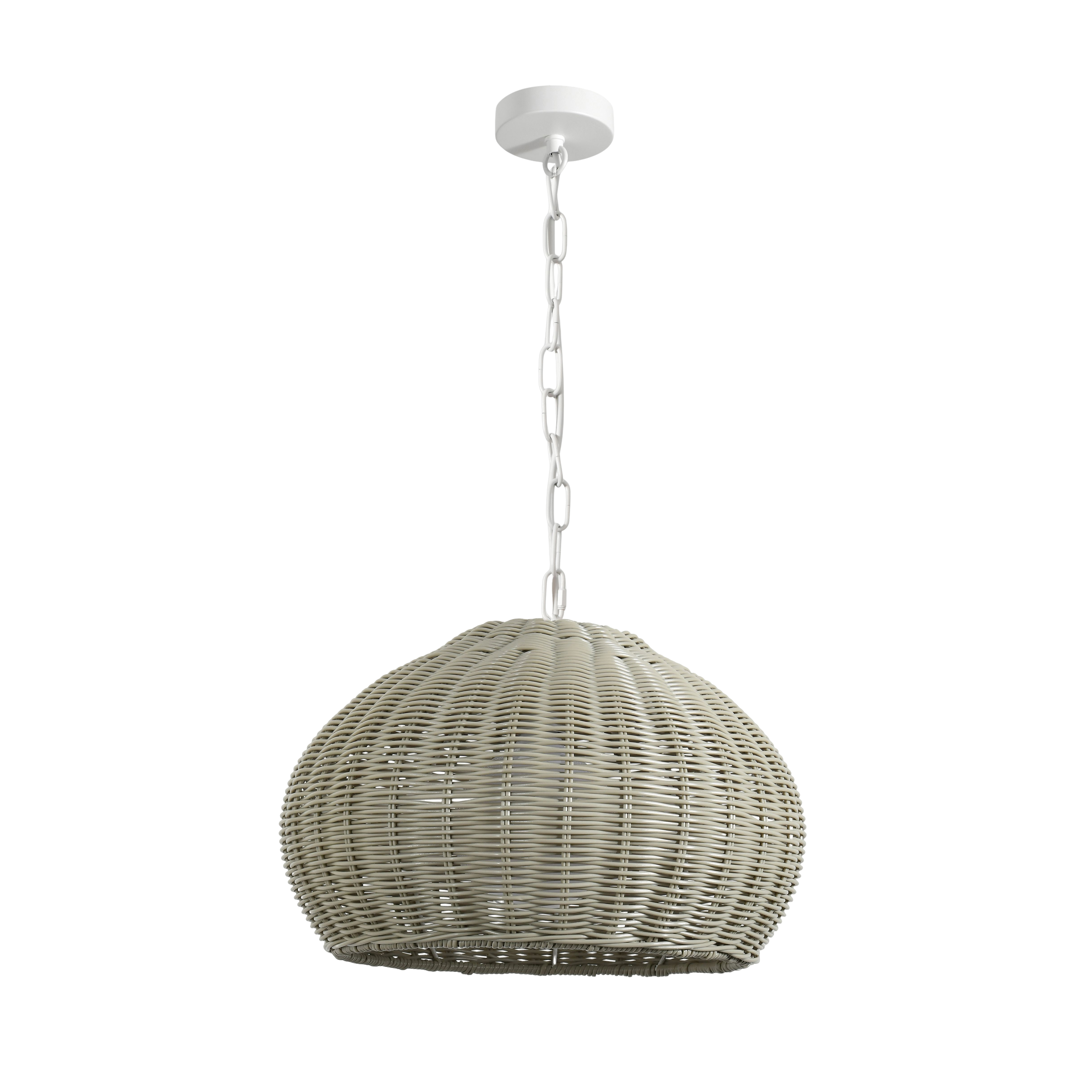 Подвес *40*30-176 см, 1*E27*40W, Favourite Wicker 4885-1P, белый