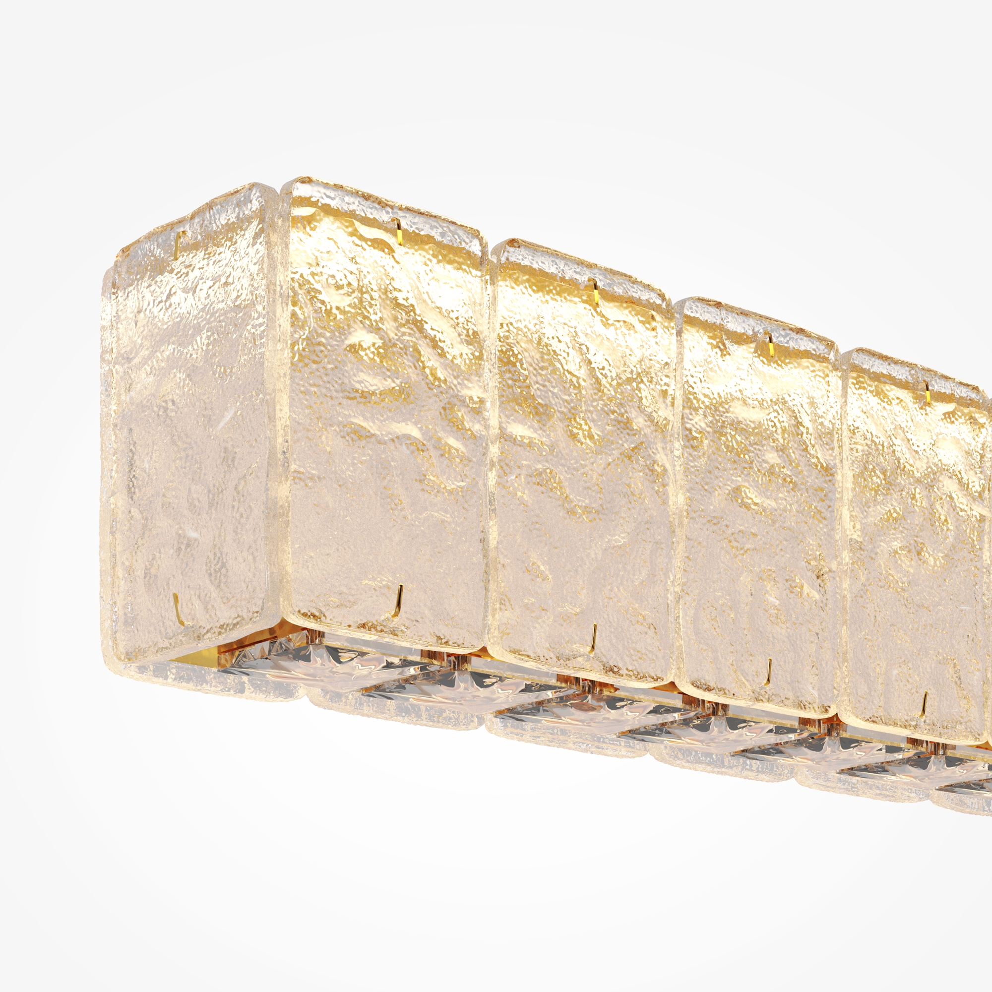 Подвесной светильник 97*8*25,5-315,5 см, *LED*28W, 3000K, Maytoni Majesty MOD517PL-L28BS3K, Золото