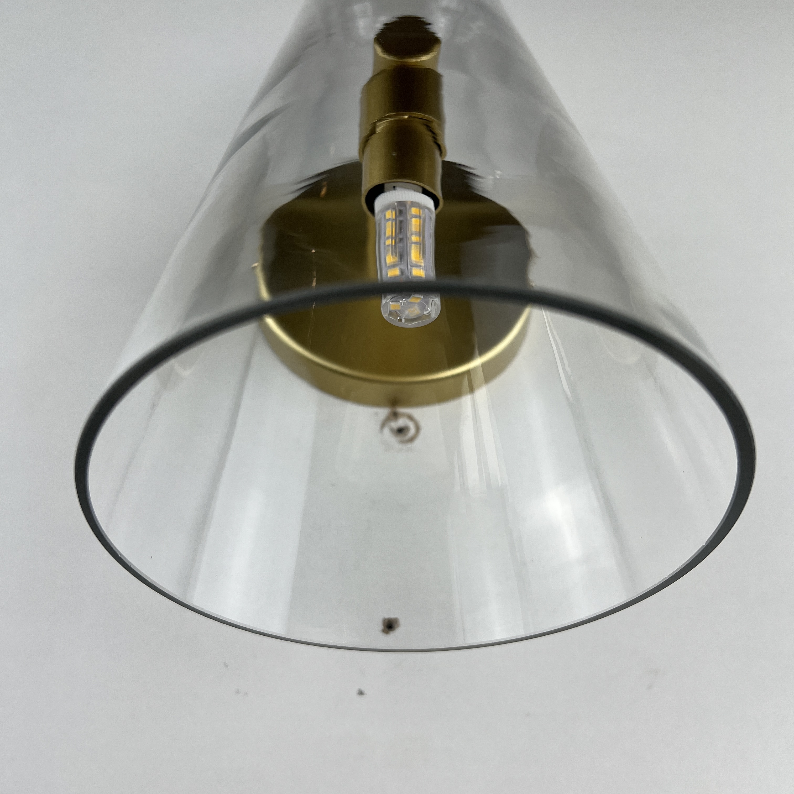 Бра Доми Sconce Transparent 22*19*19 см, 1*G9*40W, ImperiumLoft 44.1075-0, Золотистый