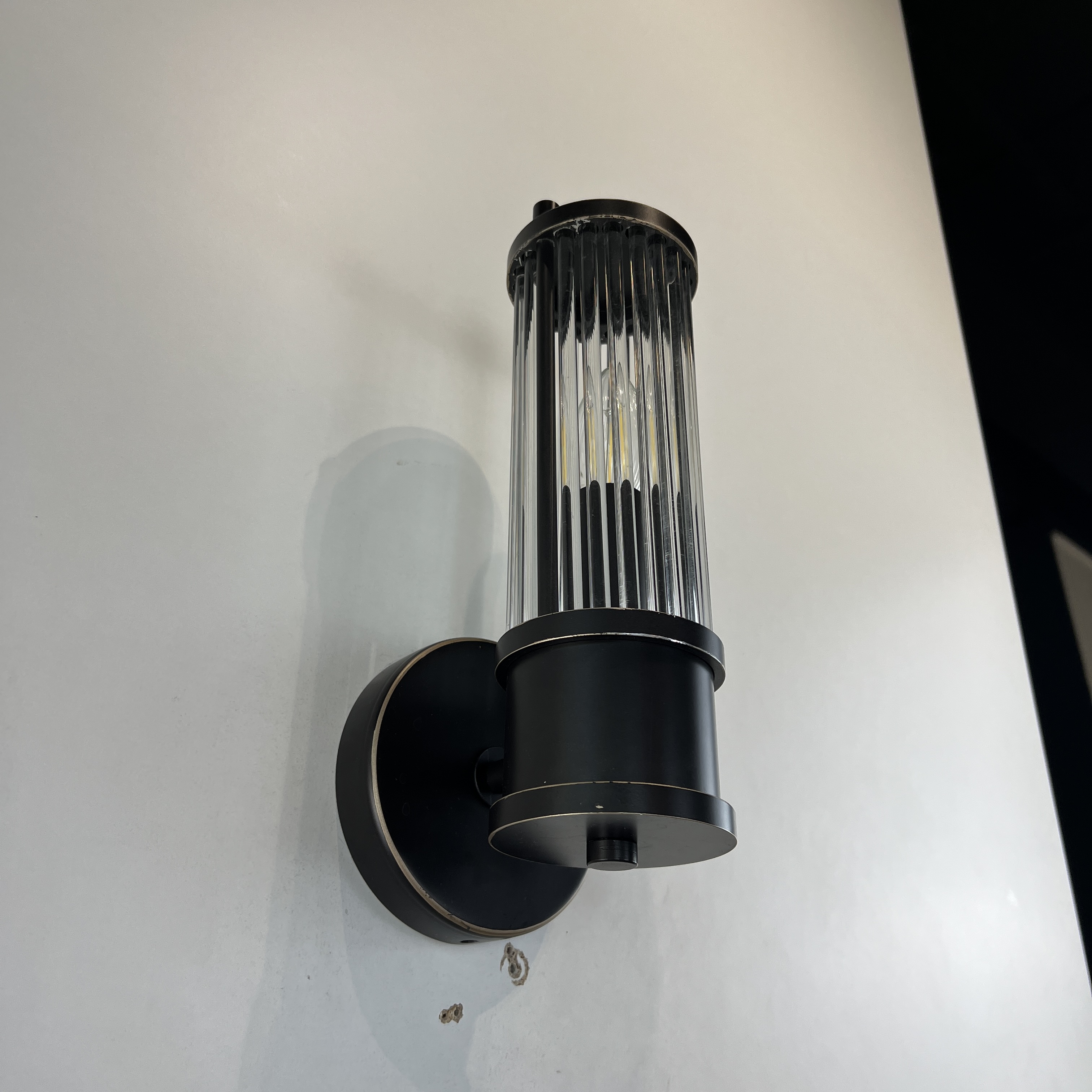 Бра Ralph Lauren Allen Single Sconce 13*12*27 см, 1*E14*60W, ImperiumLoft 44.664, Чёрный