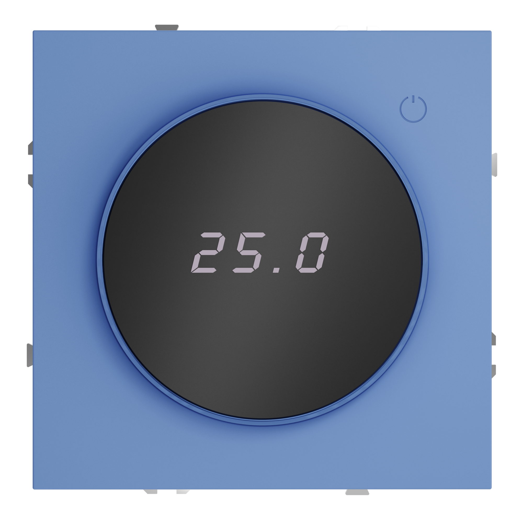 Терморегулятор электронный S70 с индикацией и датчиком, для теплого пола, деним Voltum VLS070115