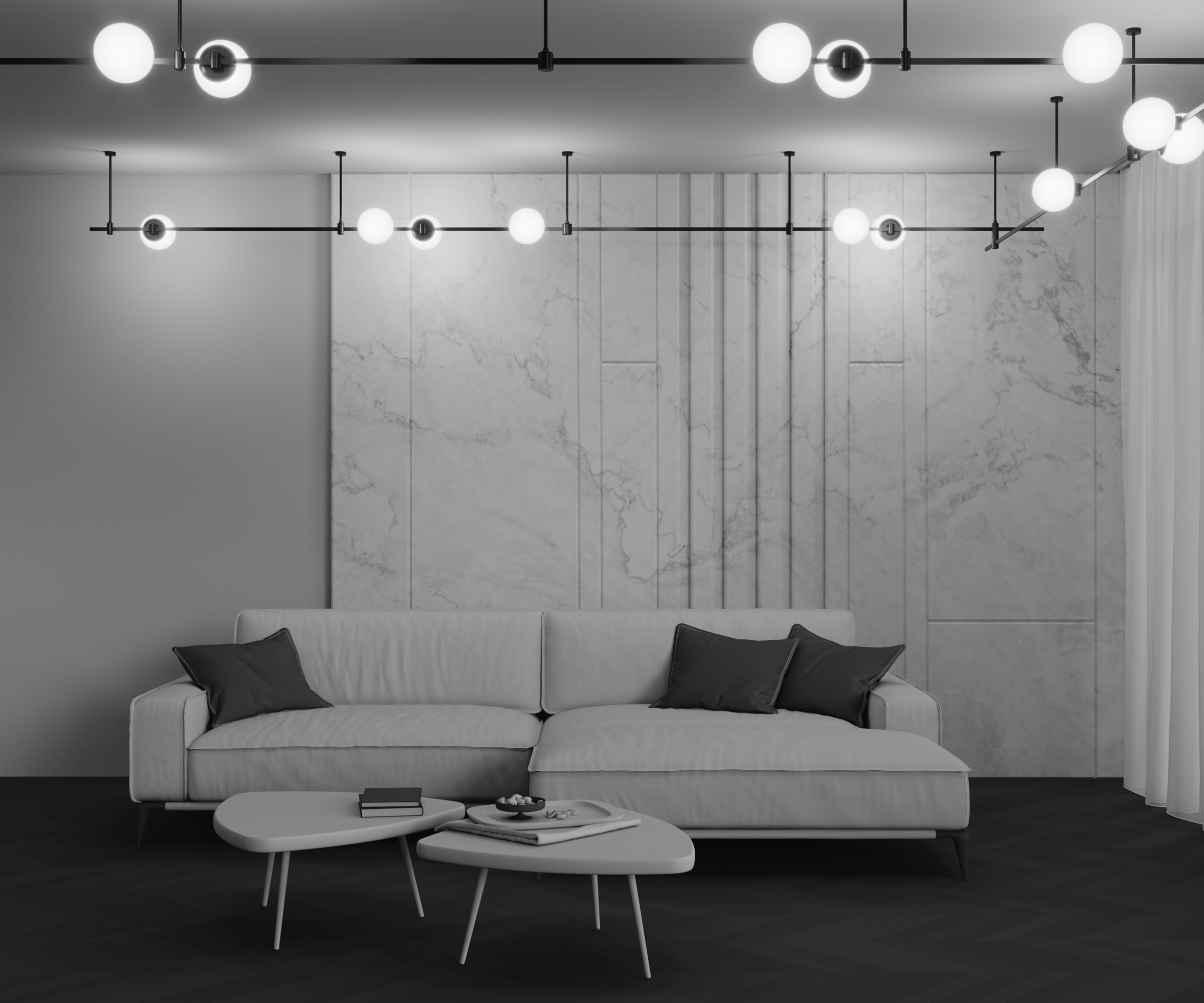 Трековый светильник 16,7*15*-15 см, *LED*8W, 3000K, Maytoni Technical Luna TR229-1-8W3K-B, Черный