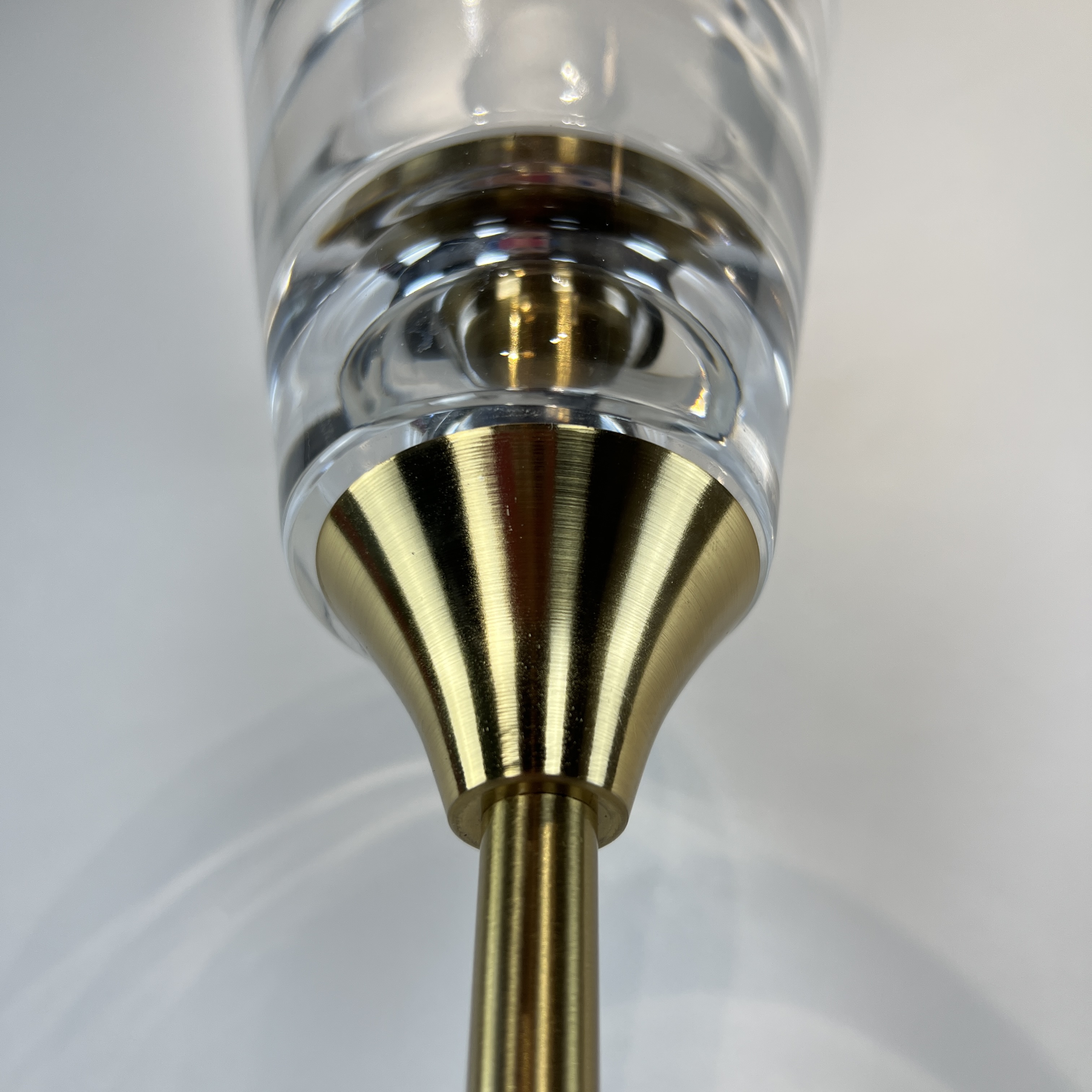 Бра TORCHE DE VERRE wall lamp 10*10*51 см, 1*G9*40W, ImperiumLoft 44.394, Латунь