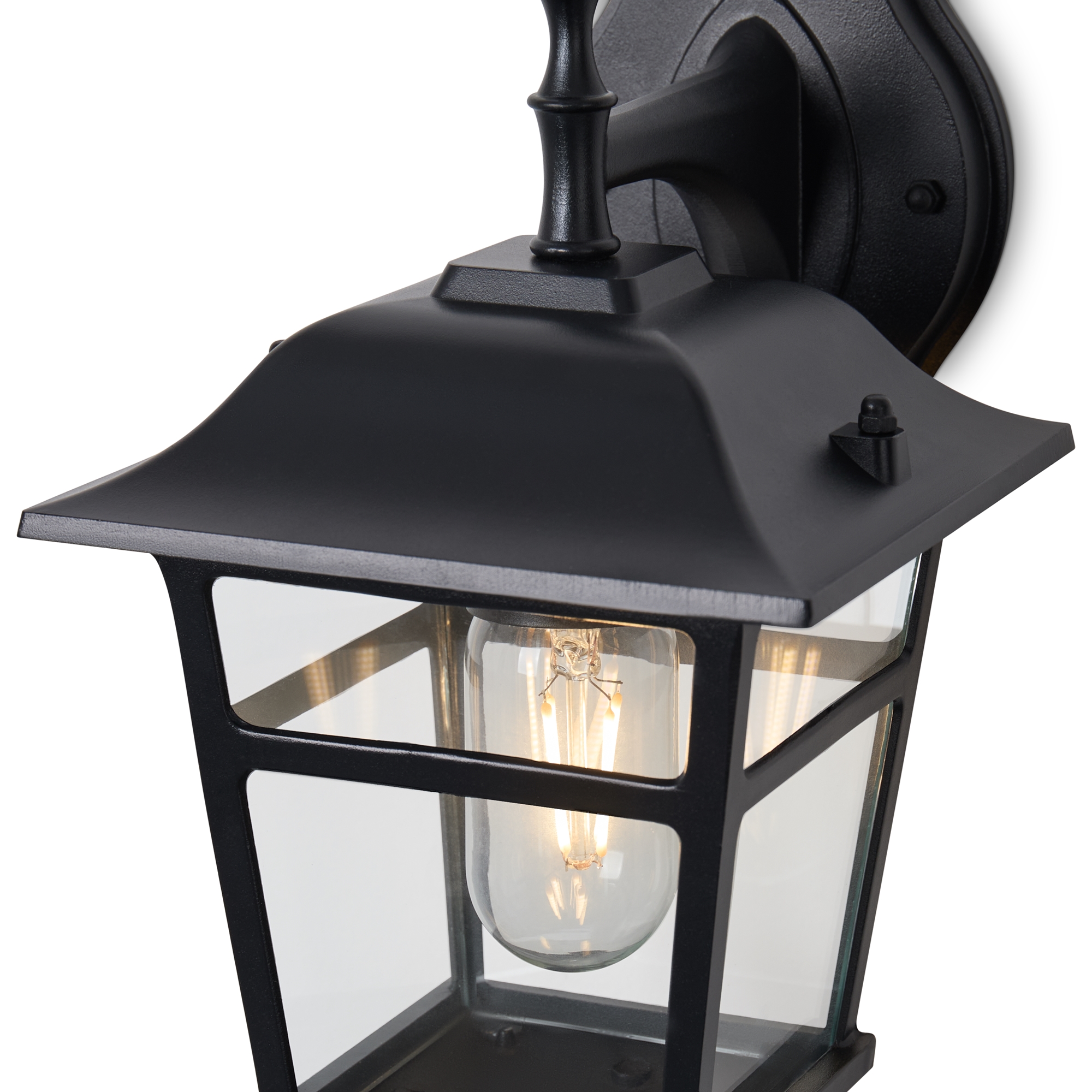 Уличное бра 19,5*16*-28 см, 1*E27*40W Voltega  VGL7213WL-01B, Черный