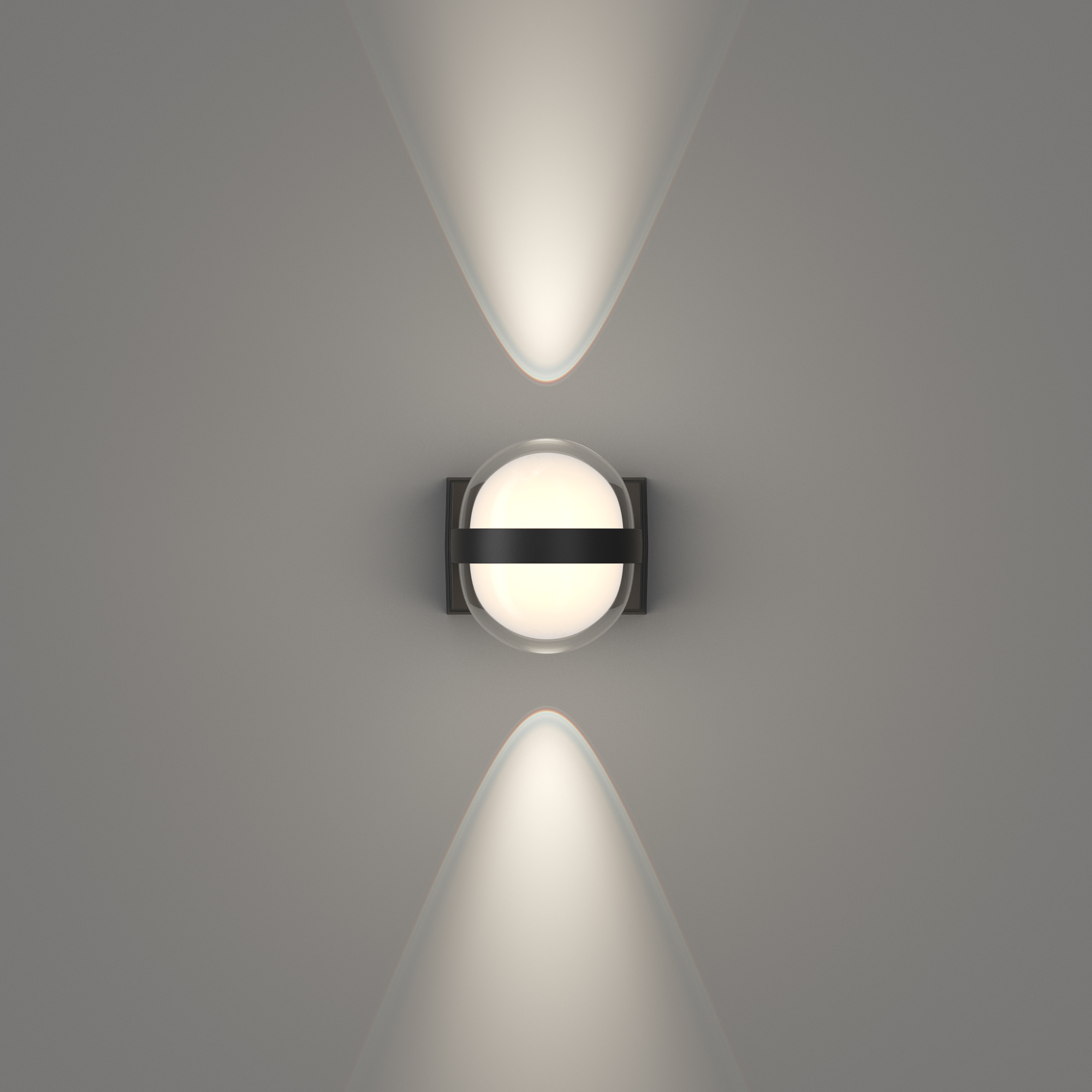 Уличный настенный светильник *6,5*9-9 см, 1*LED*12W, 3000K, Favourite Jocus 4851-1W, черный