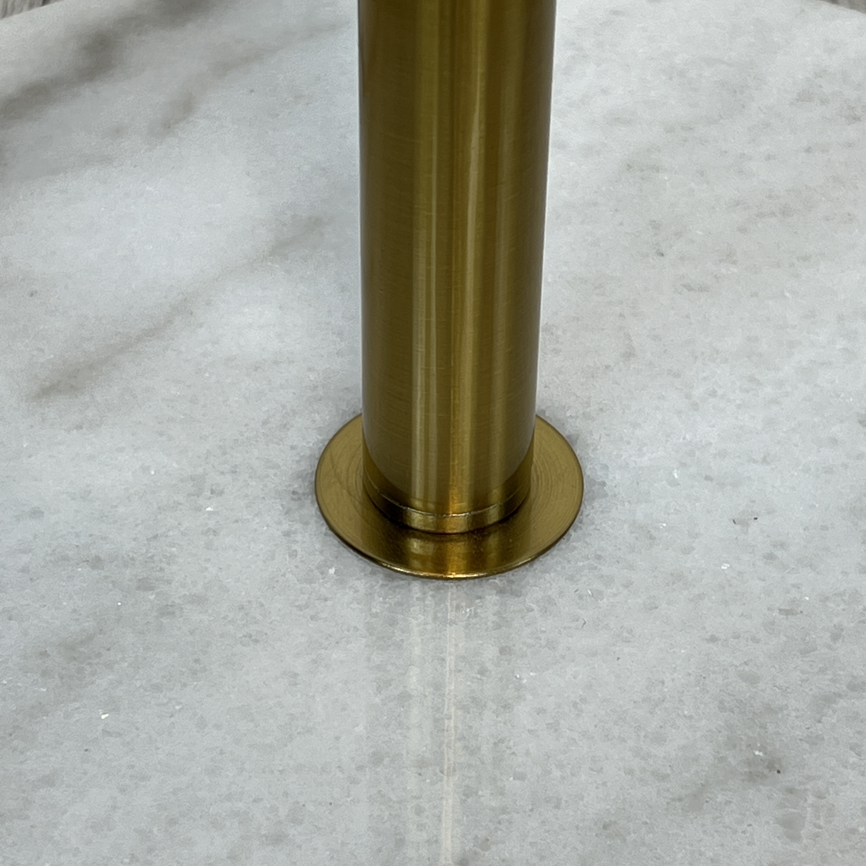 Торшер Geneva Glass Floor Lamp Triple 28*28*163 см, 3*E27*60W, ImperiumLoft 41.114-0, Белый, Латунь