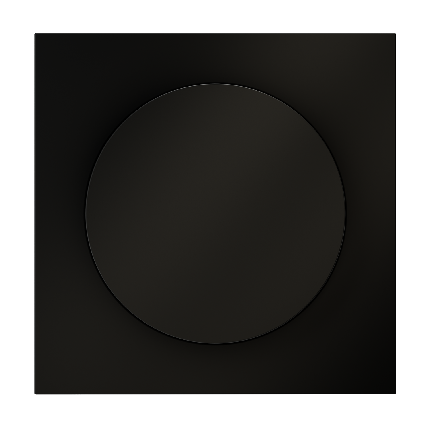 Накладка для светорегулятора поворотно-нажимного, черный матовый Voltum S70 VLS002008, Пластик Soft touch