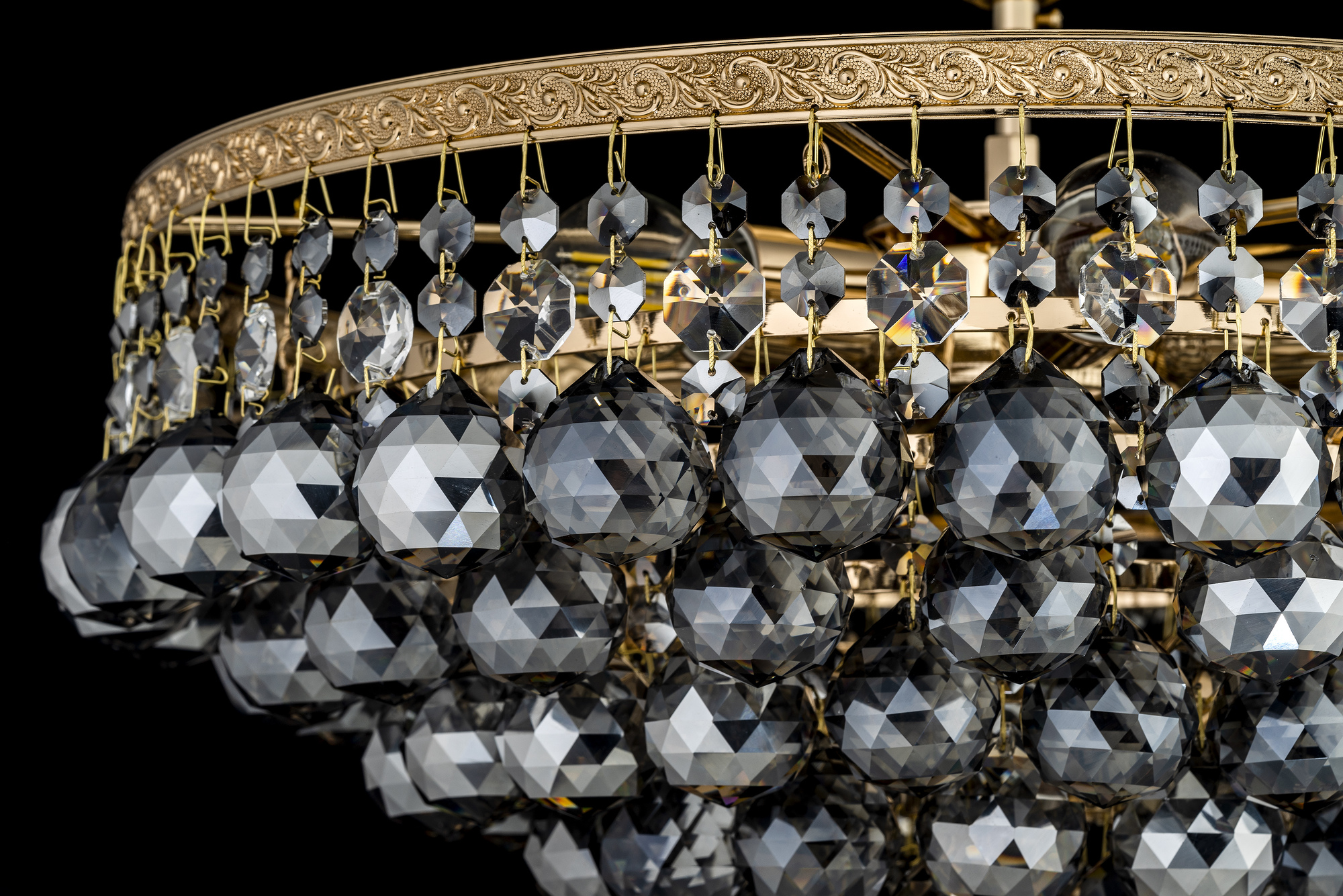 Люстра потолочная *46*37 см, 6*E27*60W, Arti Lampadari Castellana Gold Castellana E 1.3.46.603 G, золотой