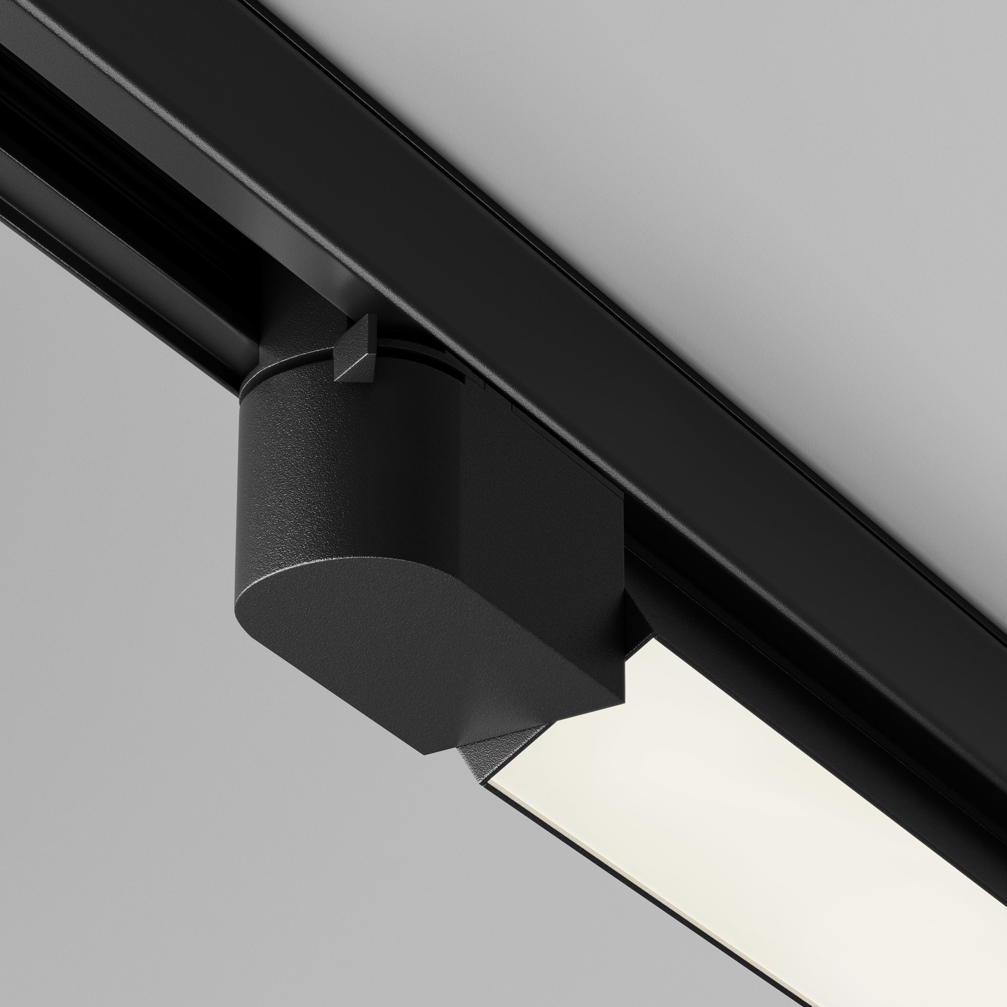 Трековый светильник 34,5*3,5*-6 см, *LED*10W, 4000K, Maytoni Technical Basis TR196-3-10W4K-B(N), Черный