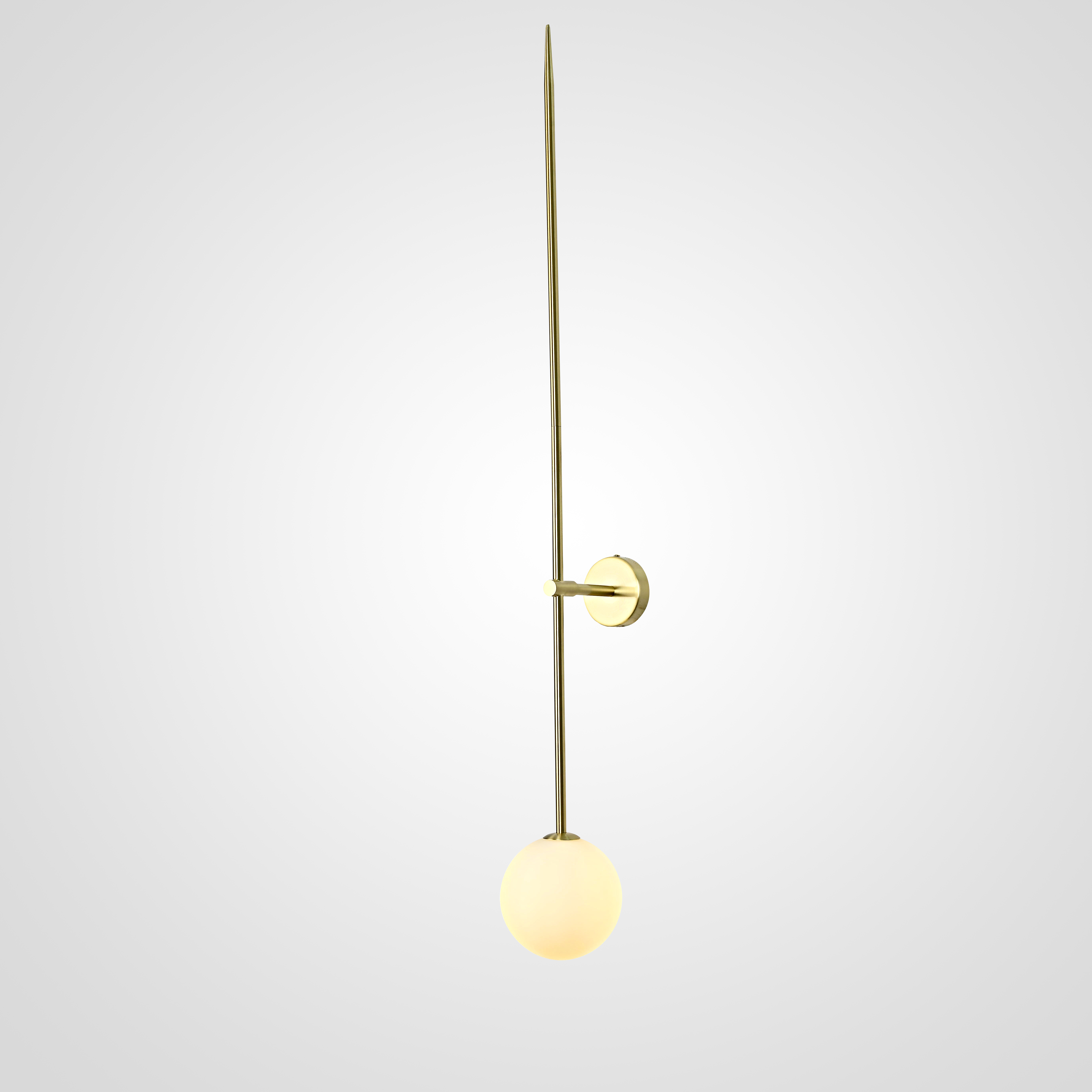 Бра LINES Ball 100 Gold 13*13*100 см, 1*G9*20W, ImperiumLoft LINES-12, Золотистый