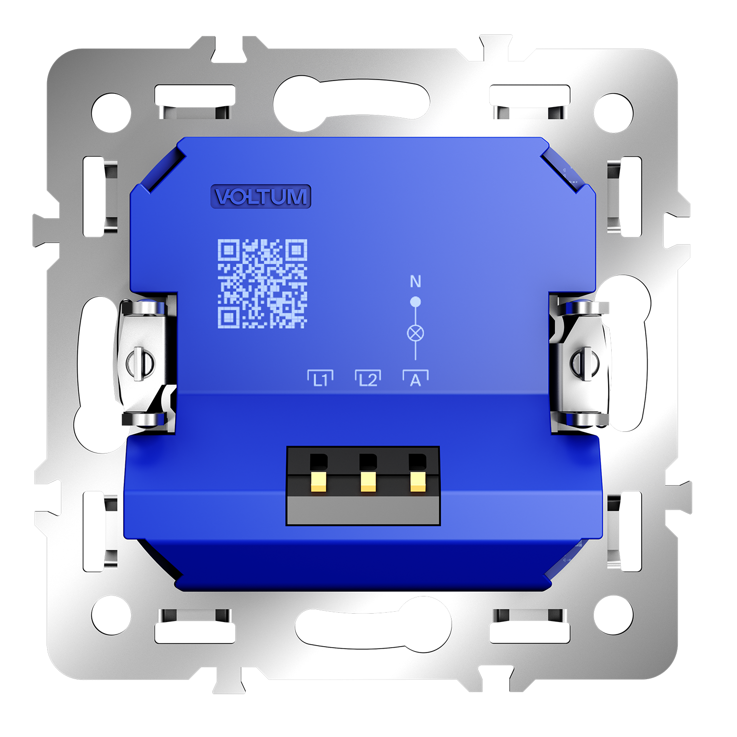 Механизм светорегулятора поворотно-нажимного 600 Вт, S70 Voltum S70 VLS0703M, Металл