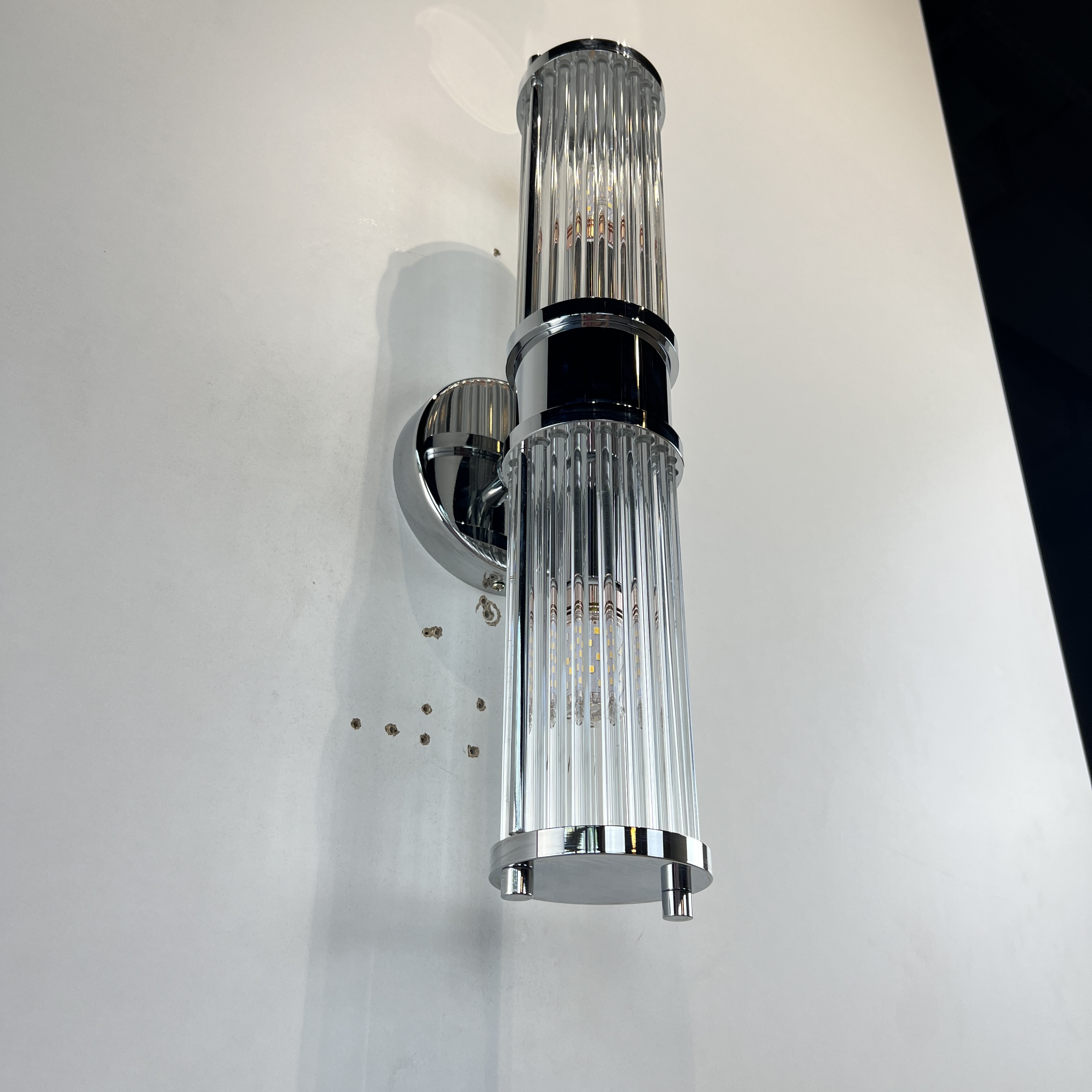 Бра Imperium Collection Claridges 123208-01 nickel 12*12*46,5 см, 2*E14*40W, ImperiumLoft 123208-01, Никель