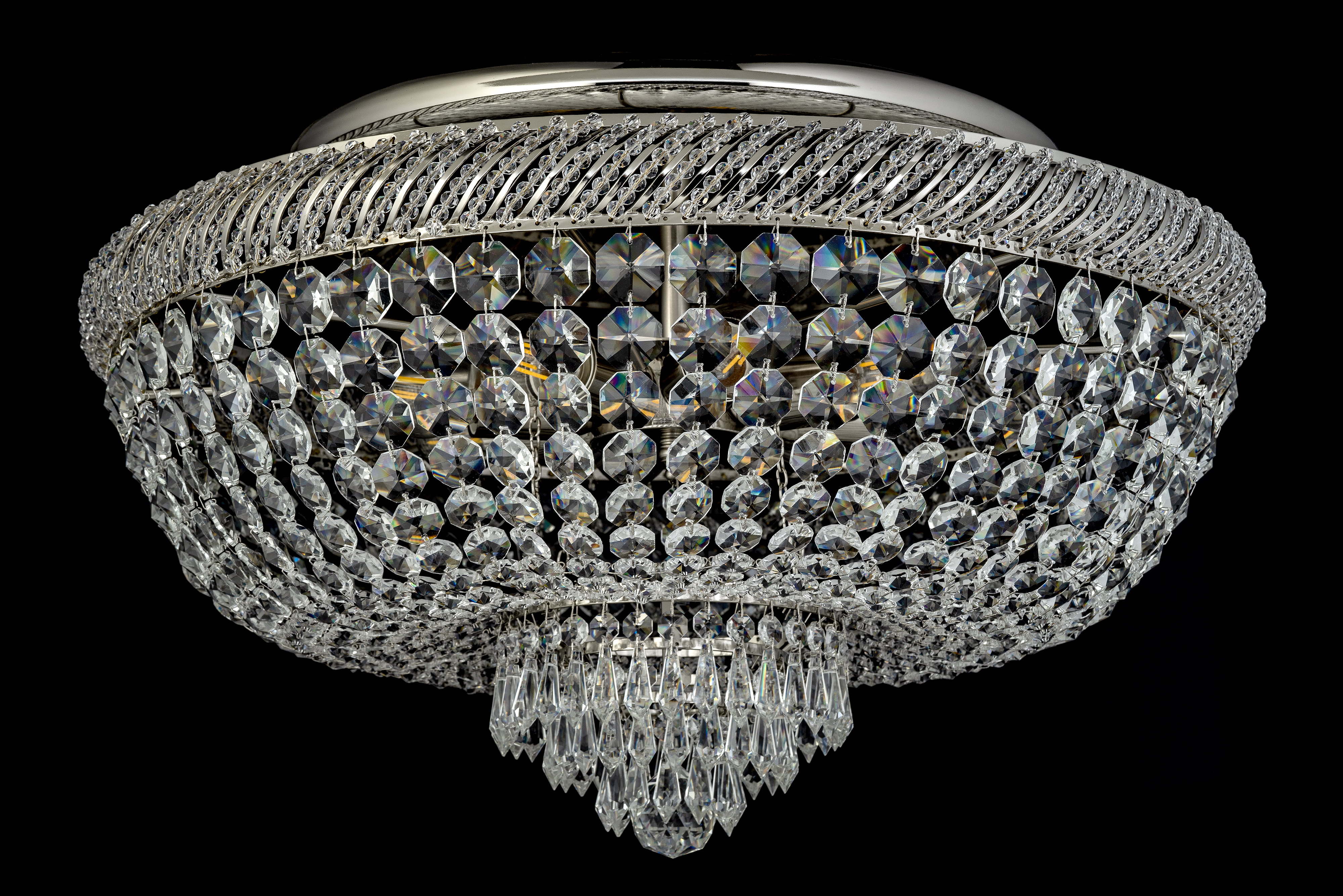 Люстра *60*35 см, 8*E27*60W, Dio D`arte Bari Nickel Bari E 1.2.60.100 N, Матовый никель