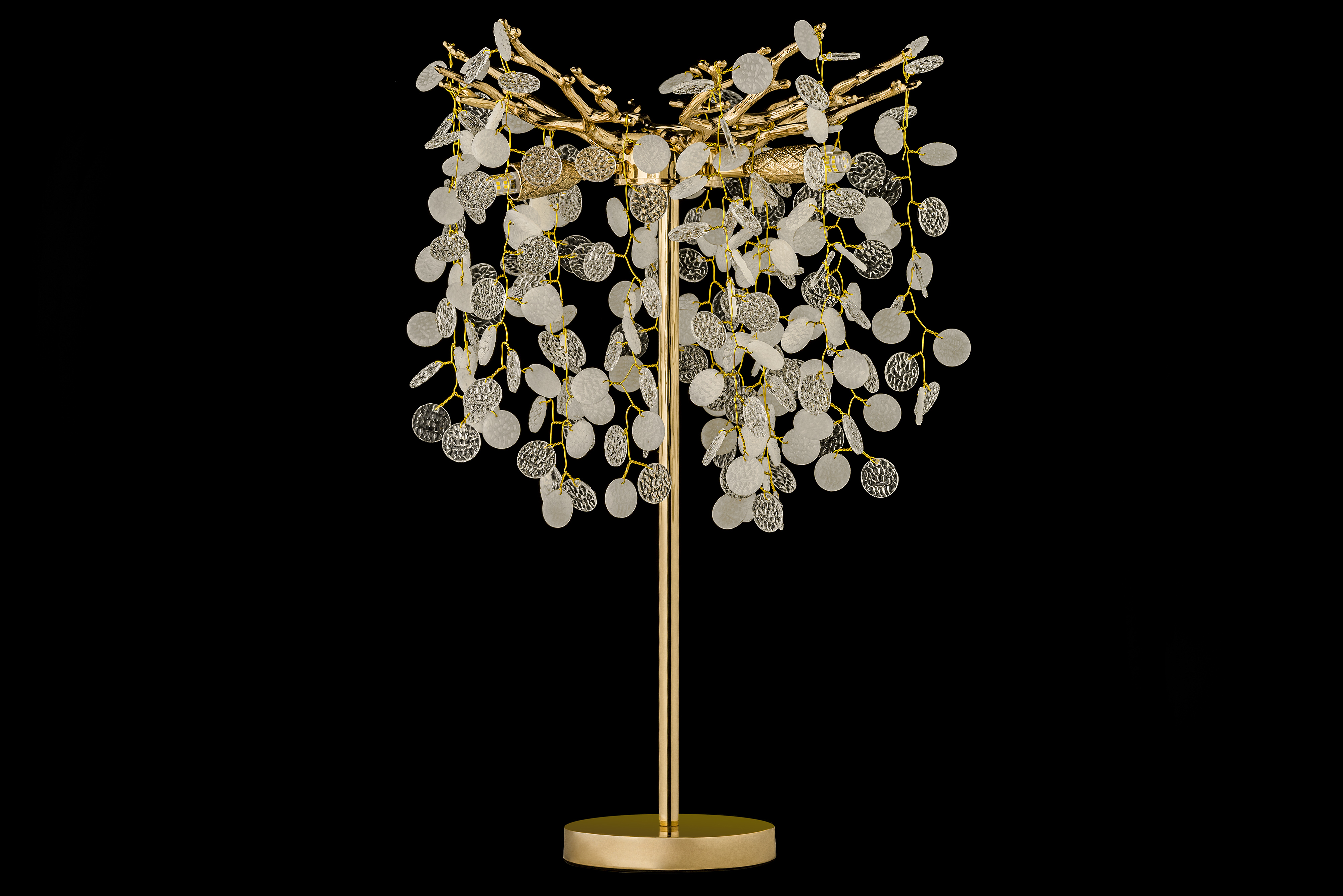 Настольная лампа *37*60 см, 3*G9*40W, Dio D`arte Tavenna Gold Tavenna H 4.1.1.103 G, золотой