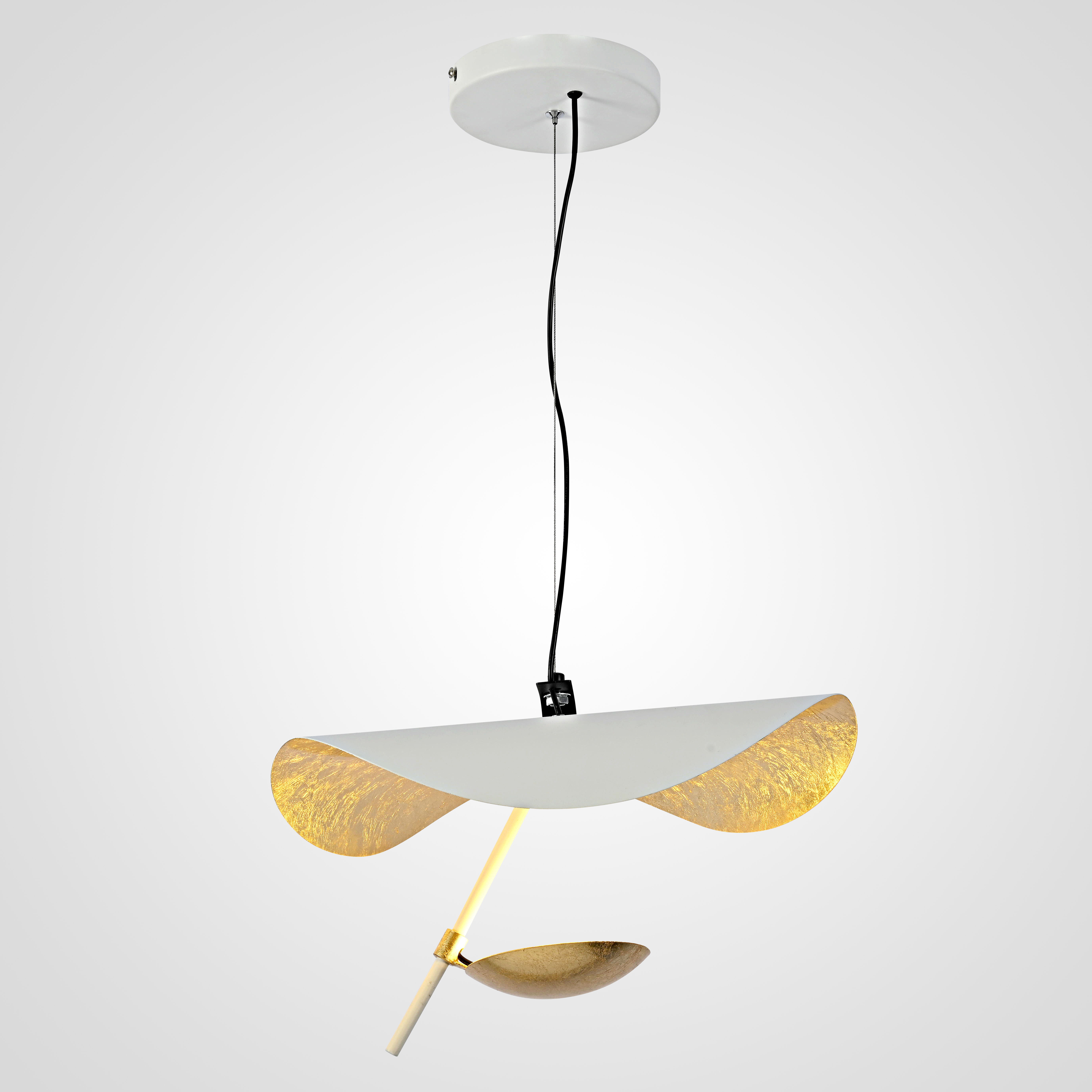 Подвесной светильник COVERT White D40 40*40*15 см, 1*LED*15W, ImperiumLoft COVERT01, Белый