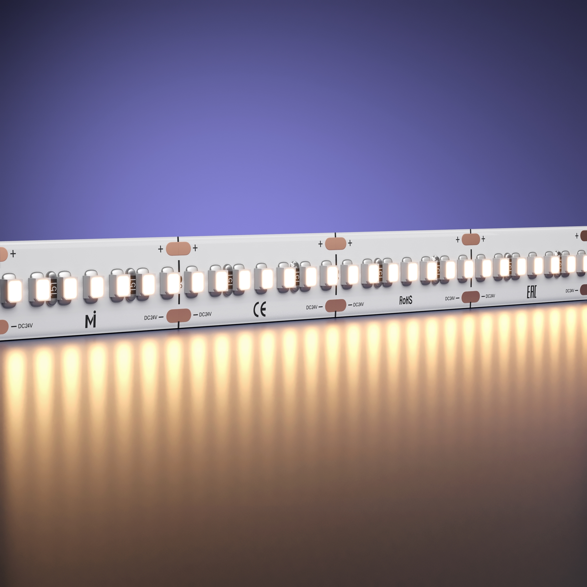 Светодиодная лента  24V 2022 19,2Вт/м 3000К 5м IP 20 201271 Maytoni Led Strip Базовая, цена за метр