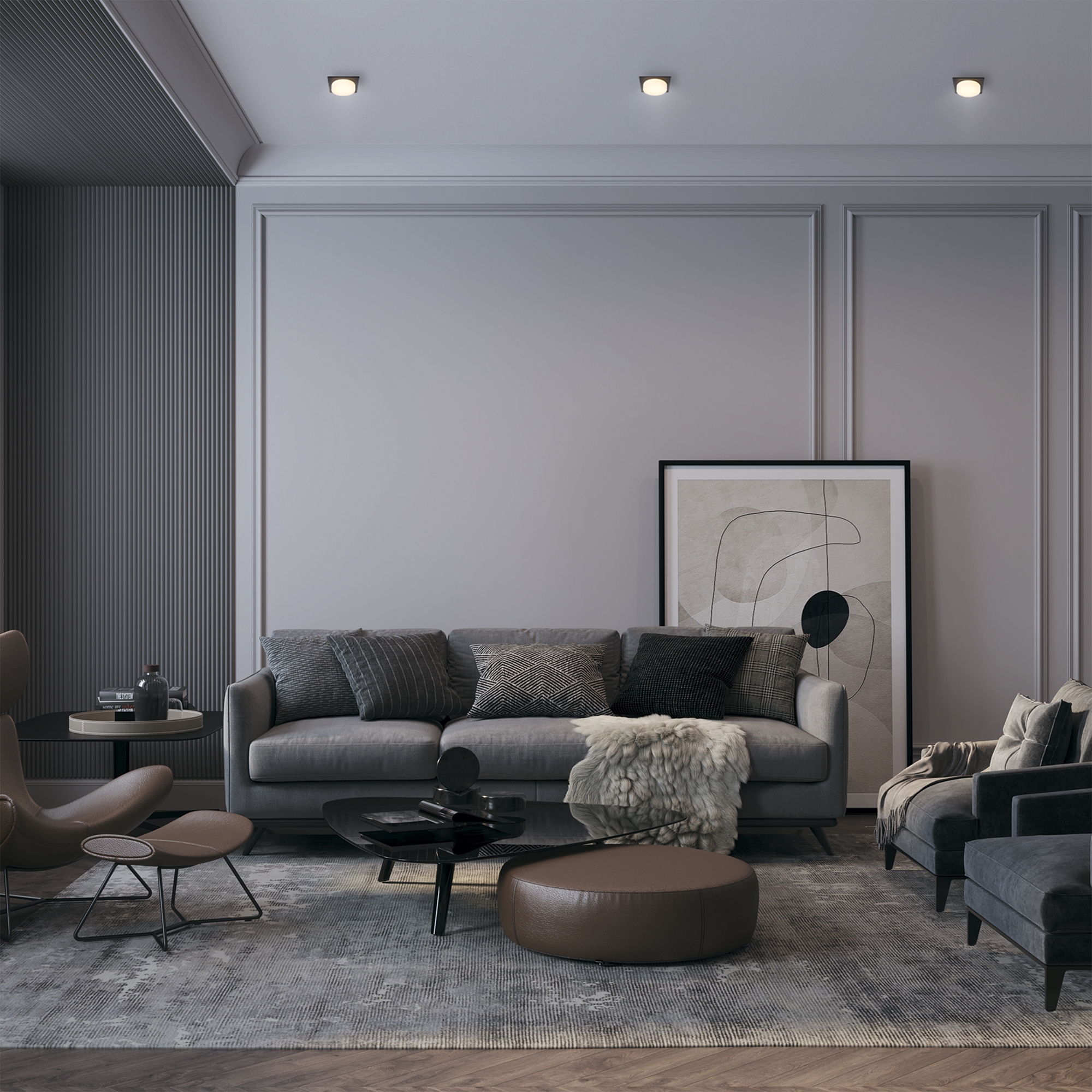 Встраиваемый светильник 10,5*10,5*-4,5 см, 1*GX53*12W Voltega  VGL7237DLB-01B3, Черный