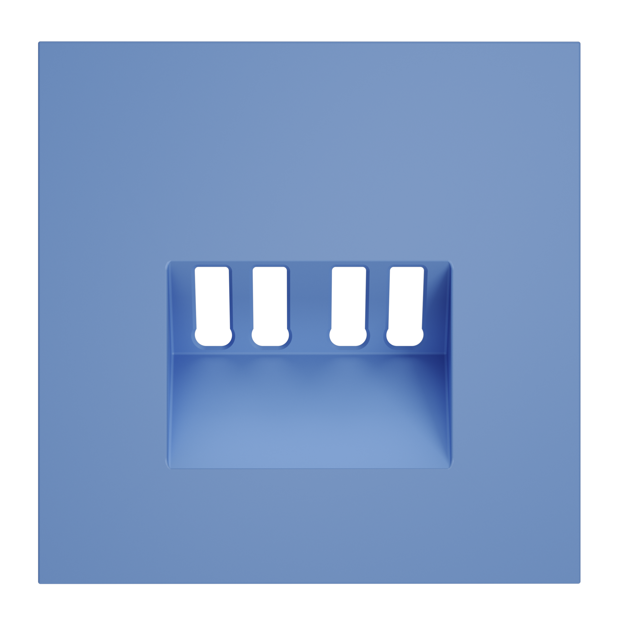 Накладка для розетки акустической 4-местной , S70, деним Voltum VLS001515