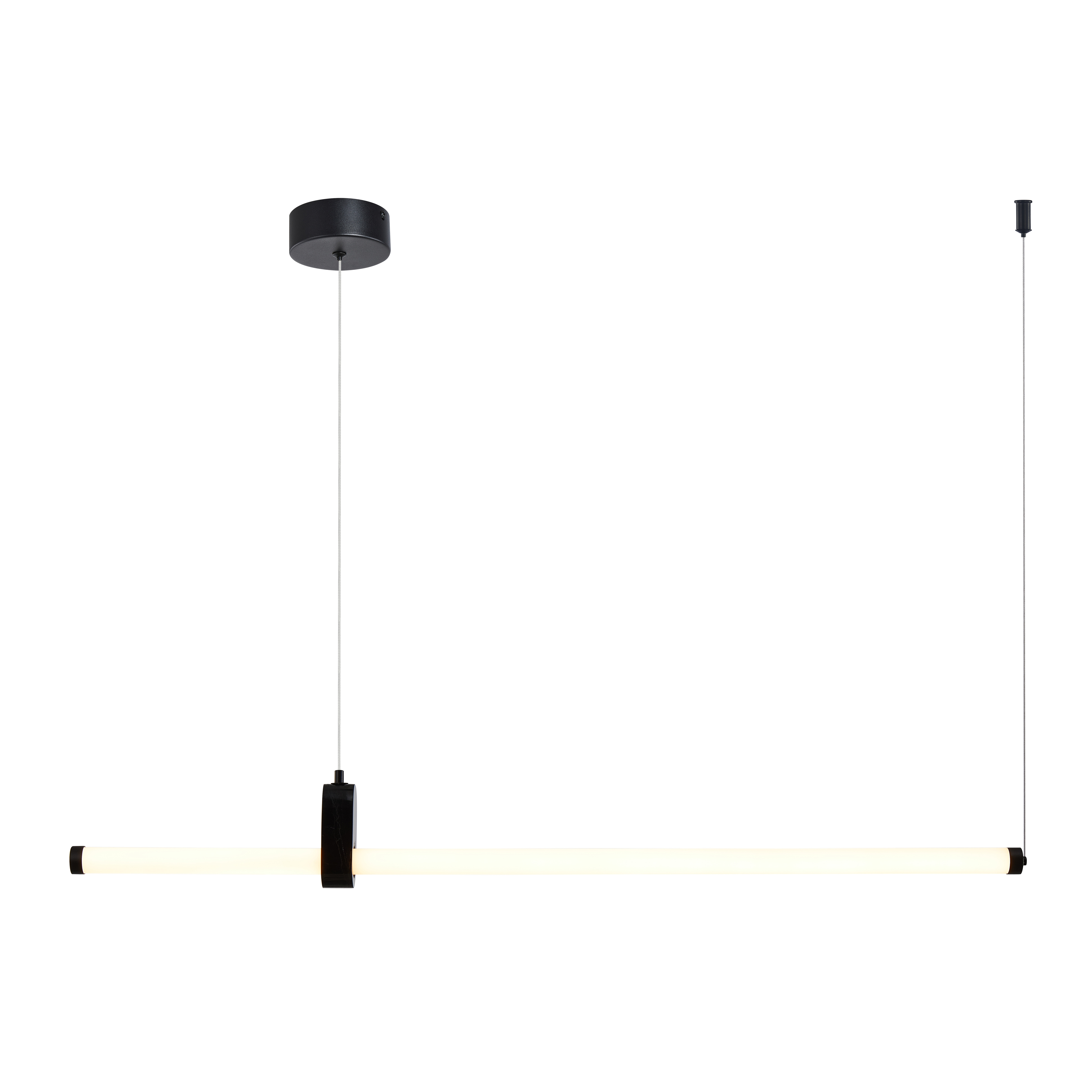Подвес 90*2,5*15-150 см, 1*LED*20W, 3000K, Favourite Lingering 4860-1P, черный