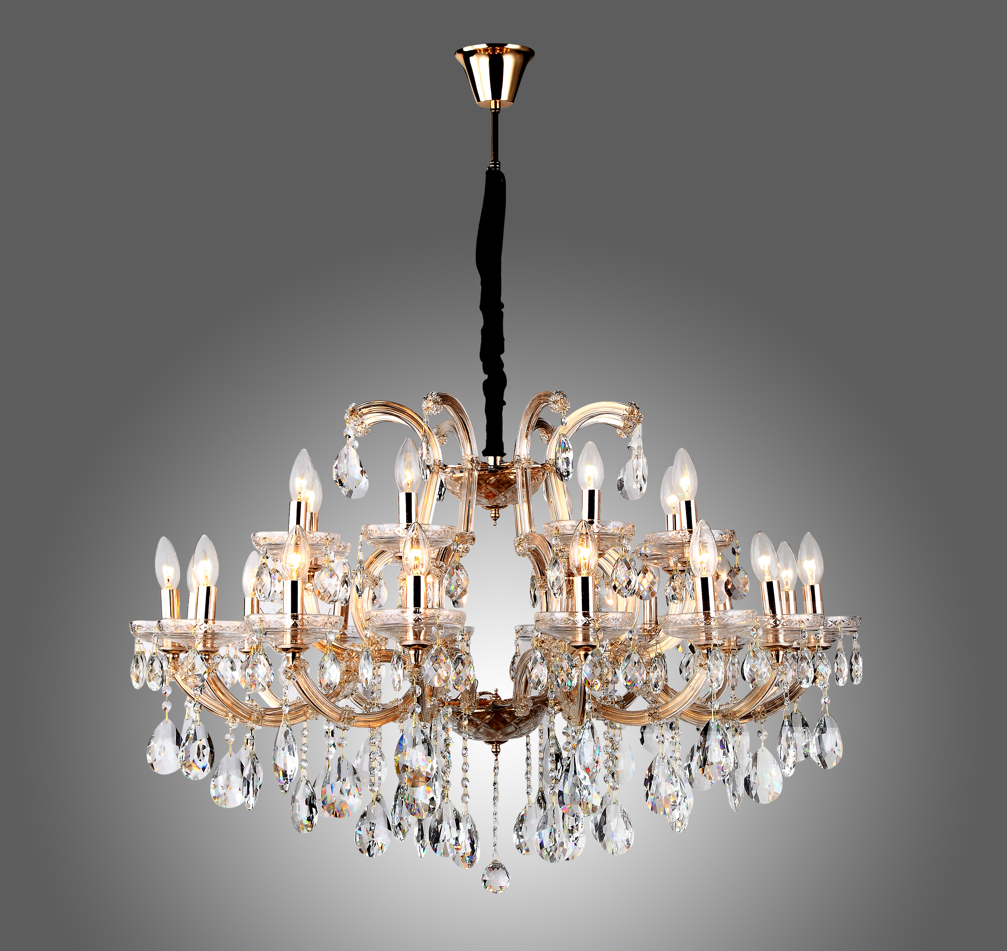 Люстра *10*6,5 см, 24*E14*40W, Dio D`arte Gloria Gloria E 1.1.24.600 G, Золото