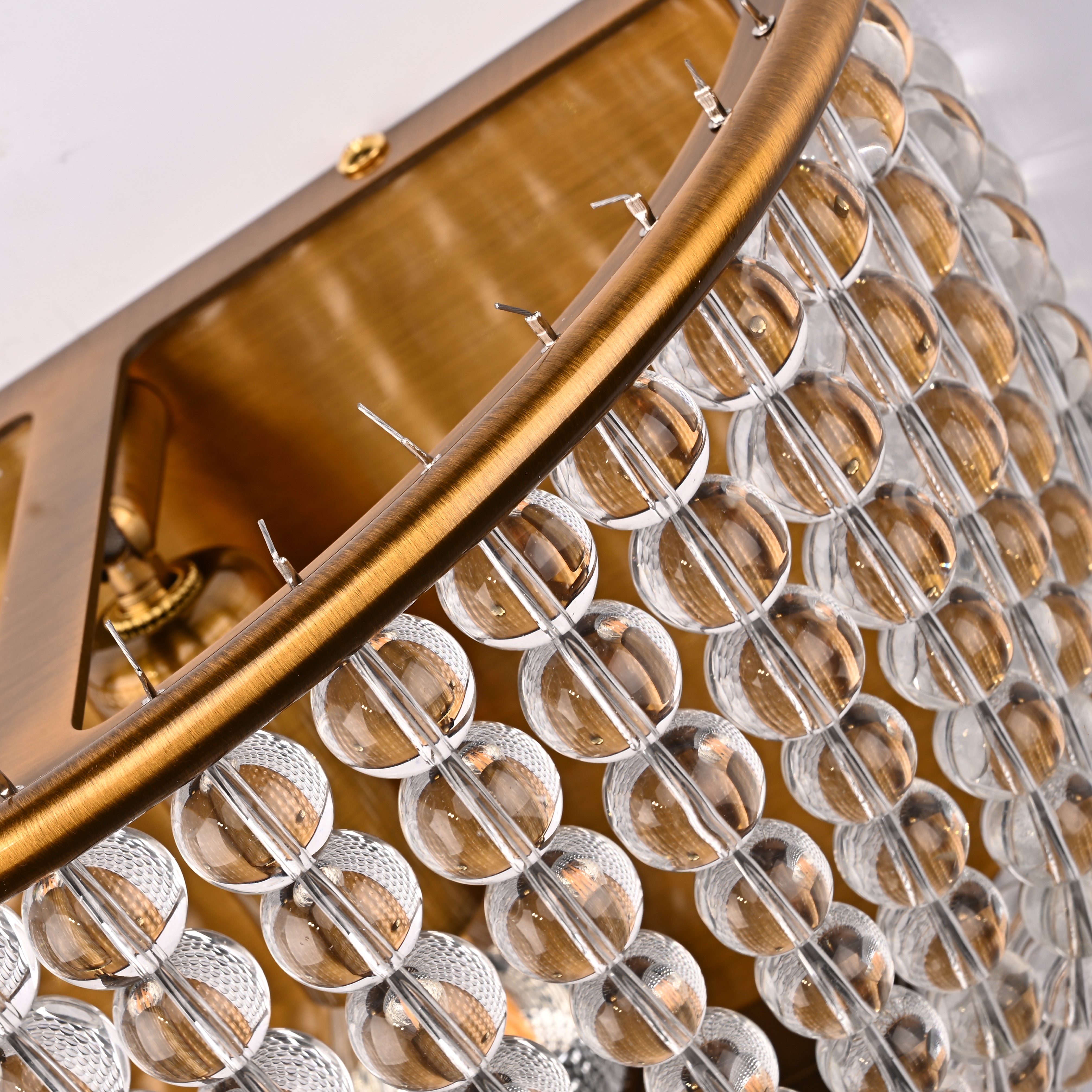 Бра Jacqueline Sconce Brass 25*25*26 см, 1*E14*40W, ImperiumLoft 44.444, Латунь