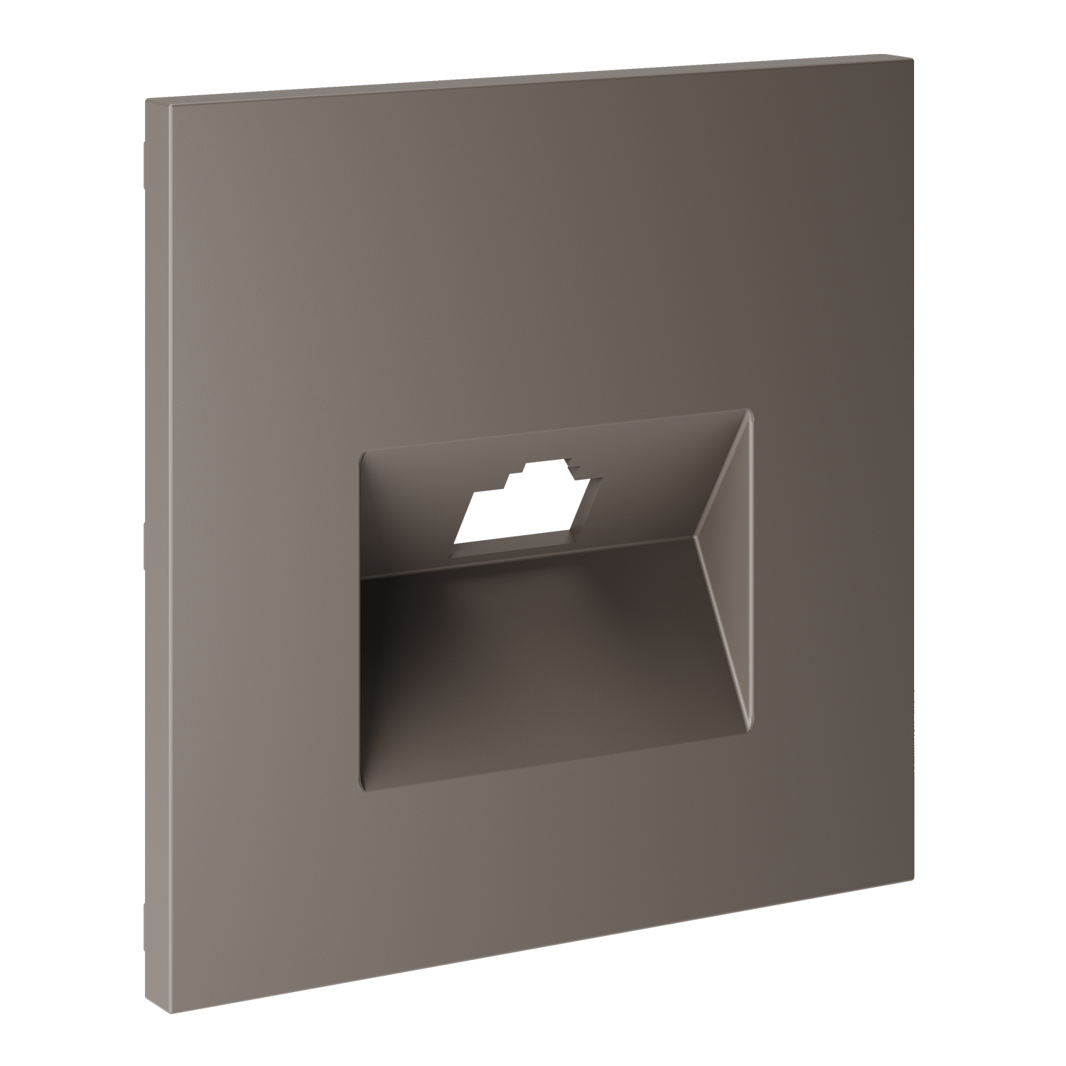 Накладка для розетки компьютерной RJ45 кат.6, S70, капучино Voltum VLS001314