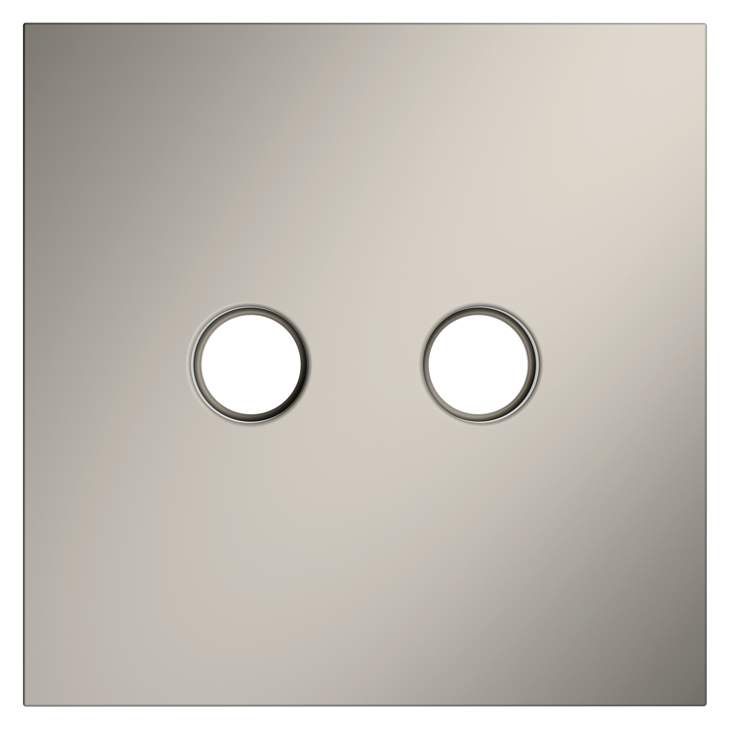 Накладка для розетки телевизионной оконечной TV+SAT, кашемир Voltum S70 VLS001603, Пластик Soft touch