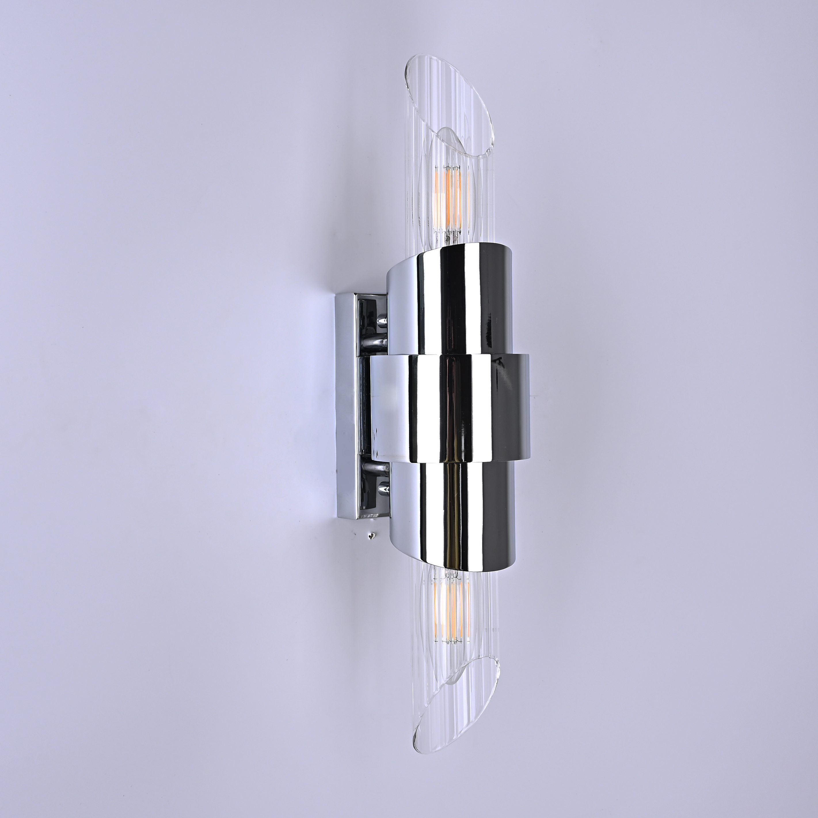 Бра Tycho Mini Wall Light Silver 5,5*9*40 см, 2*E14*40W, ImperiumLoft 44.723, Серебристый