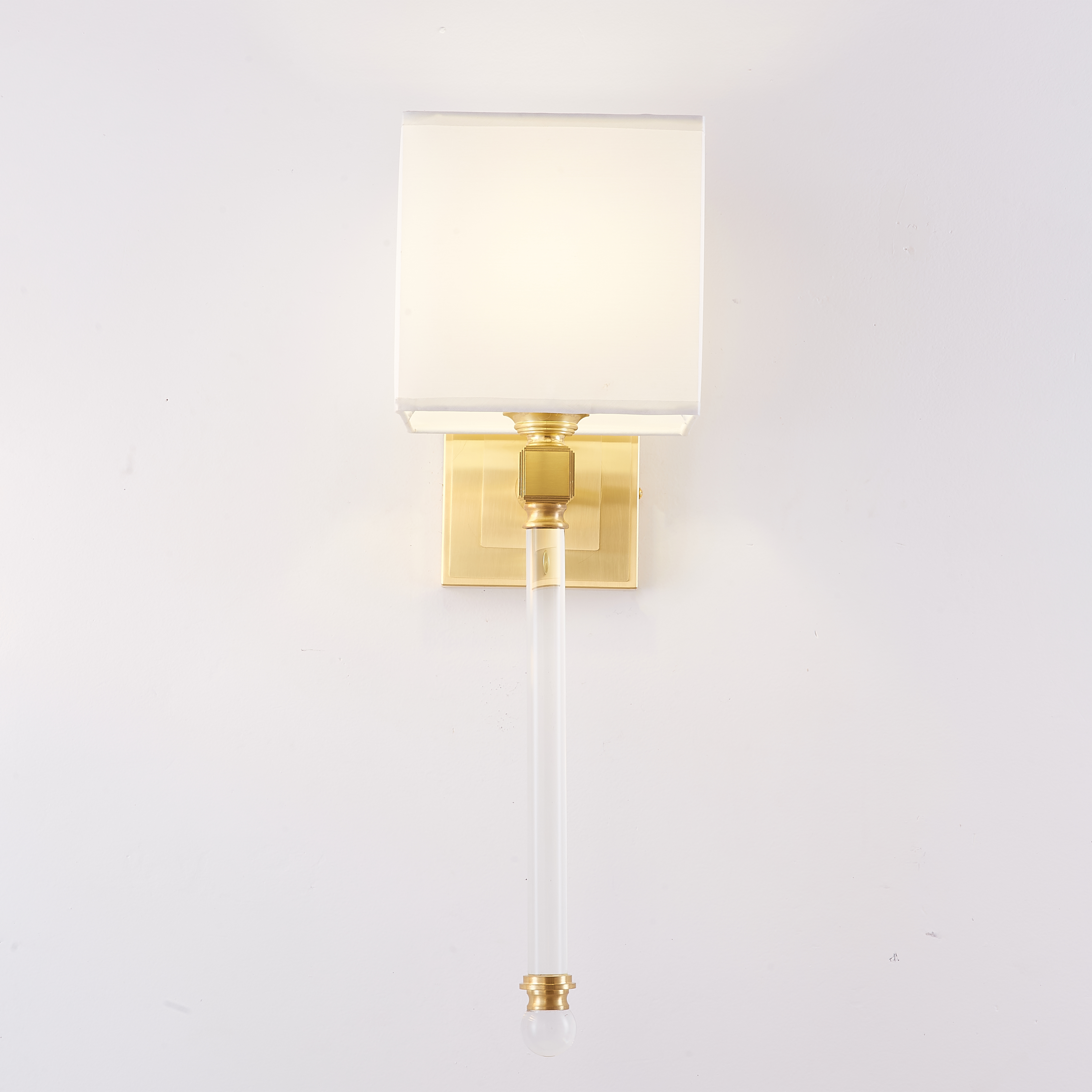 Бра Regina Andrew Crystal Sconce Brass 17,7*15,4*59 см, 1*E14*40W, ImperiumLoft 149048-22, Латунь, Прозрачный