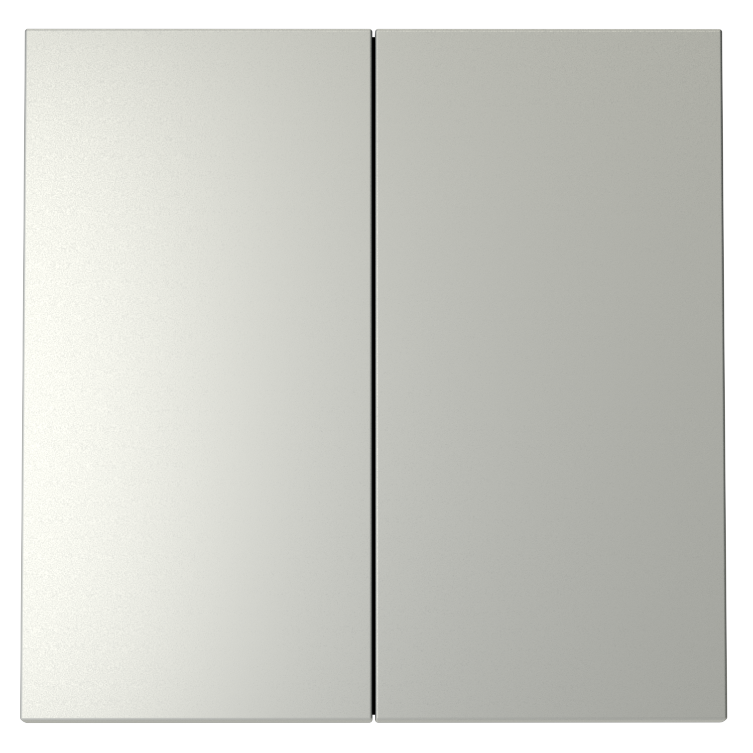 Клавиши для выключателя/переключателя двухклавишного, сталь Voltum S70 VLS000305, Пластик Soft touch