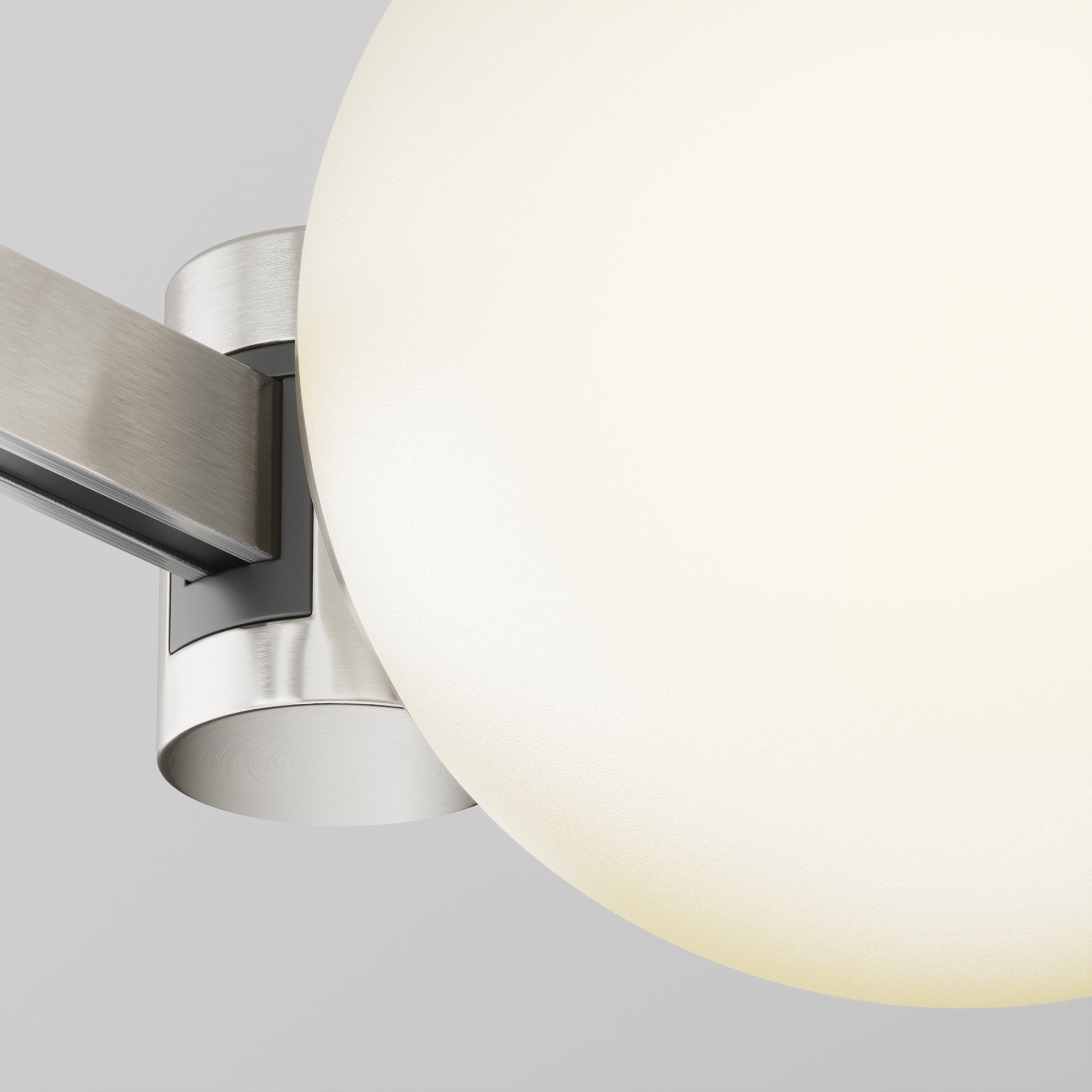 Трековый светильник 12,4*10*-10 см, *LED*5W, 3000K, Maytoni Technical Luna TR229-1-5W3K-PT, Платина