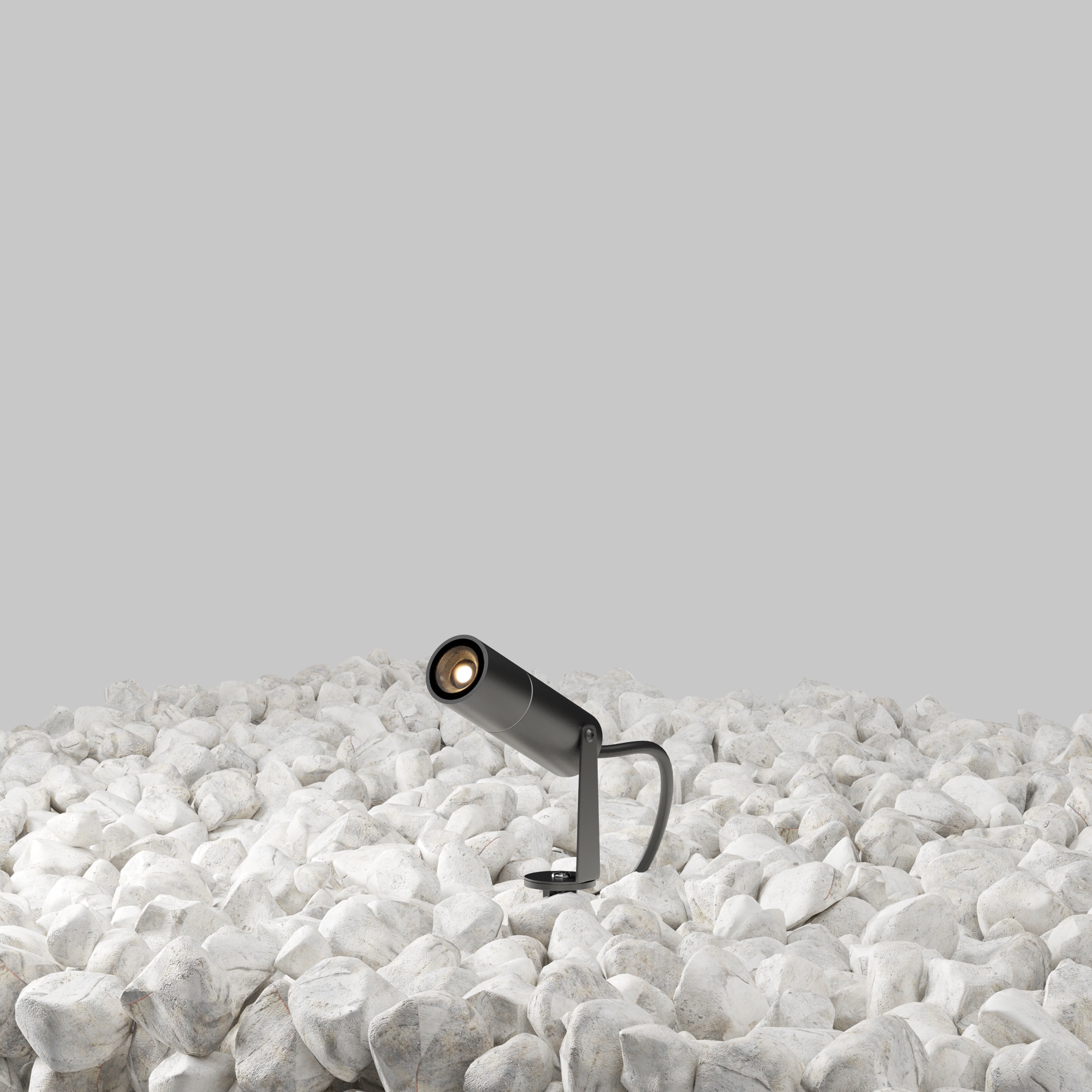 Ландшафтный светильник 8*3*- см, *LED*2W, K, Outdoor  O050FL-L2GR3K, Серый