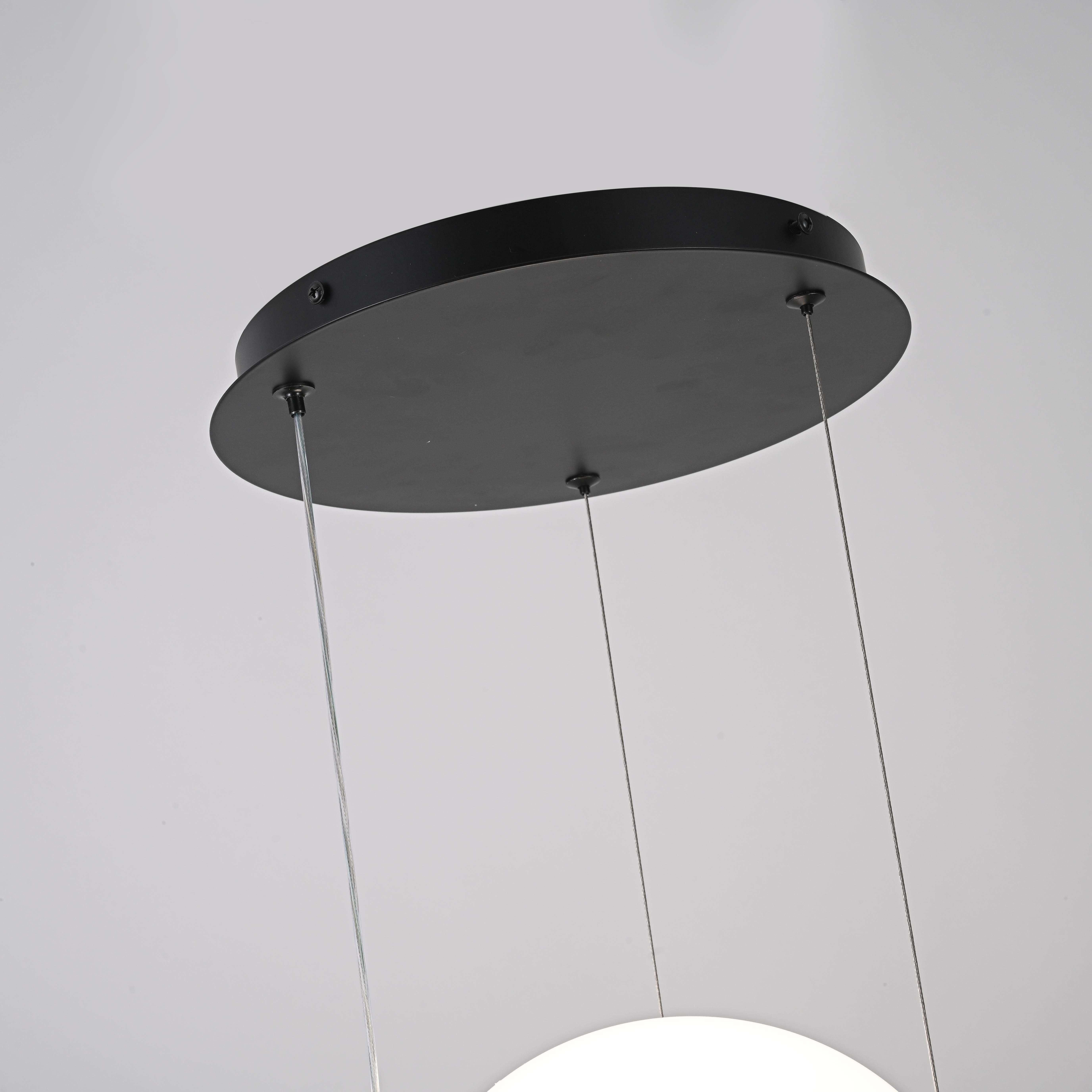 Подвесной светильник PALMA Wall lamp 2 шара 20*20*250 см, 2*G9*40W, ImperiumLoft 22.93727, Серый
