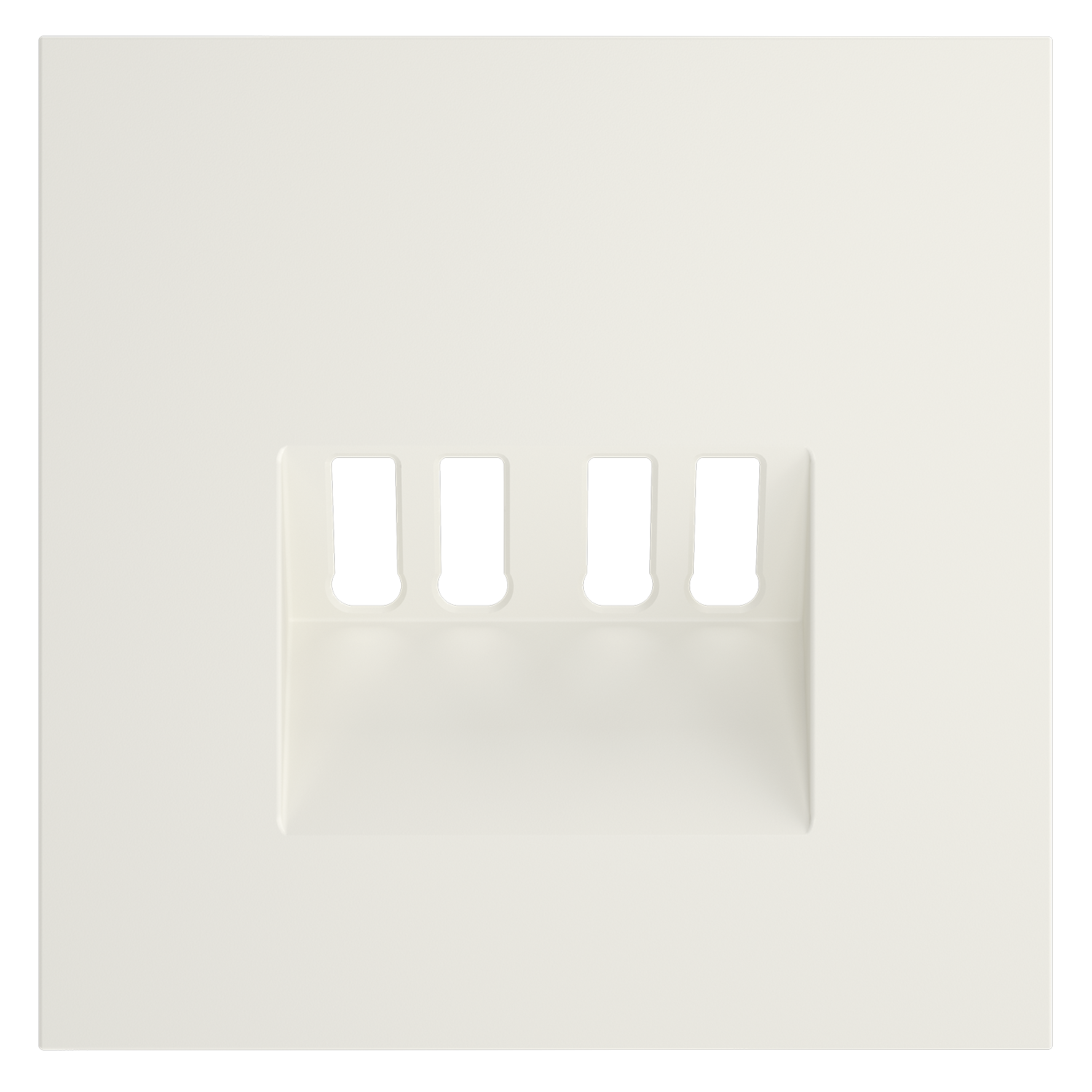 Накладка для розетки акустической 4-местной , S70, хлопок Voltum VLS001513