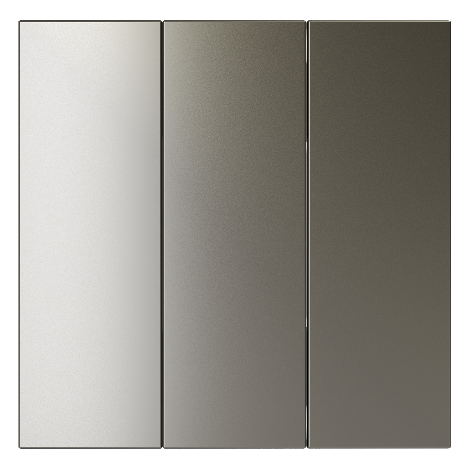 Клавиши для выключателя/переключателя трехклавишного, шелк Voltum S70 VLS000504, Пластик Soft touch