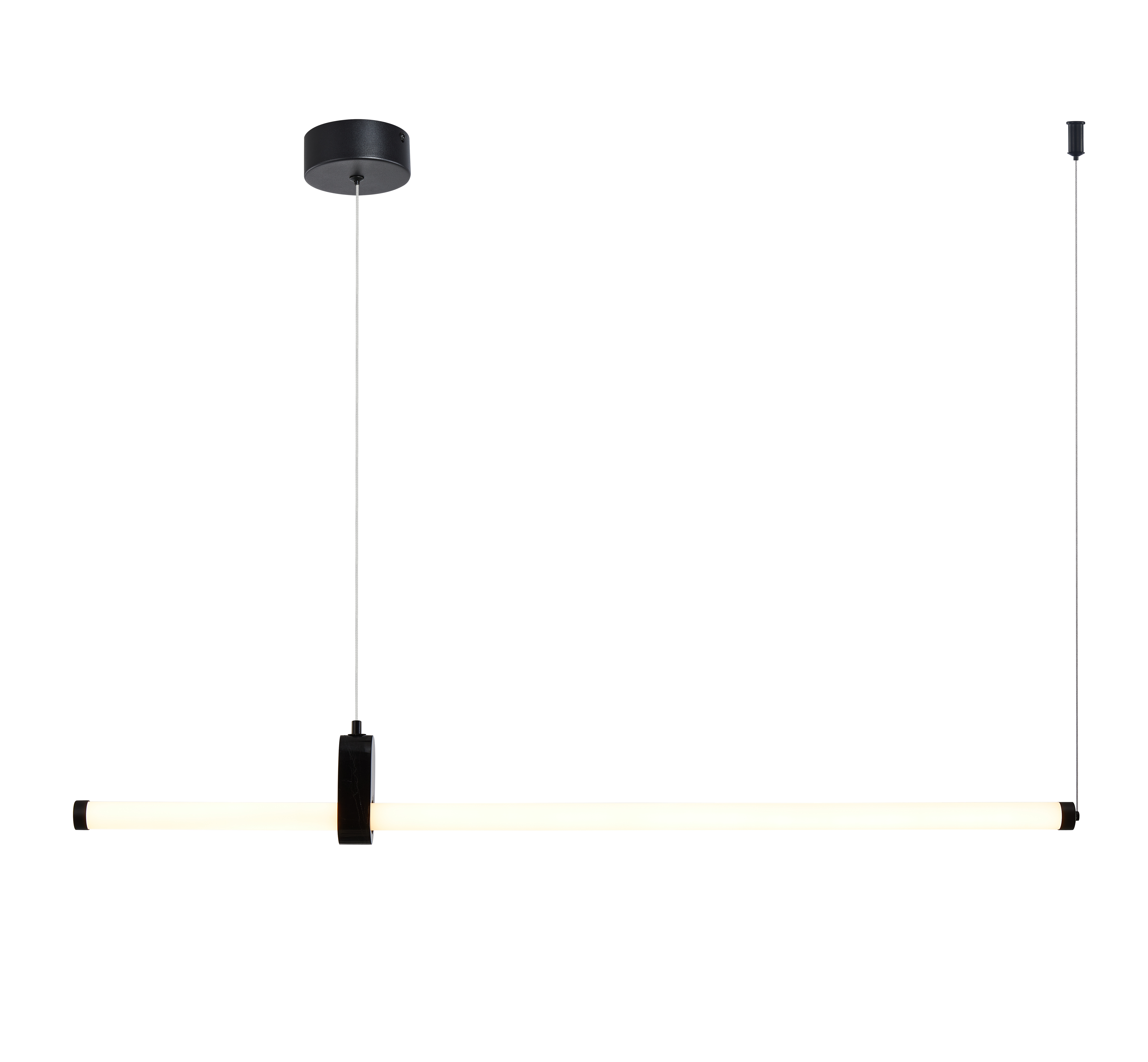 Подвес 90*2,5*15-150 см, 1*LED*20W, 3000K, Favourite Lingering 4860-1P, черный