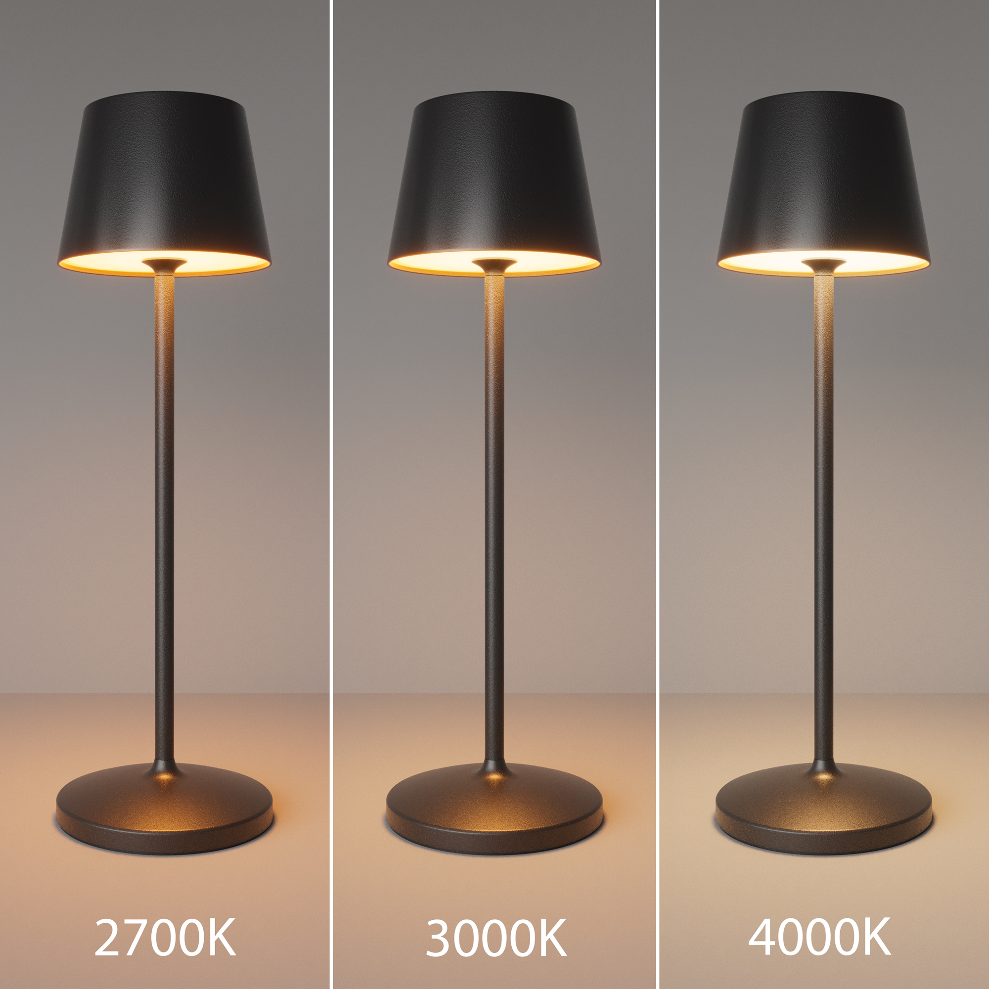 Аккумуляторный светильник *8,5*-27,5 см, *LED*1W, Maytoni Nook MOD494RL-L1BK, Черный